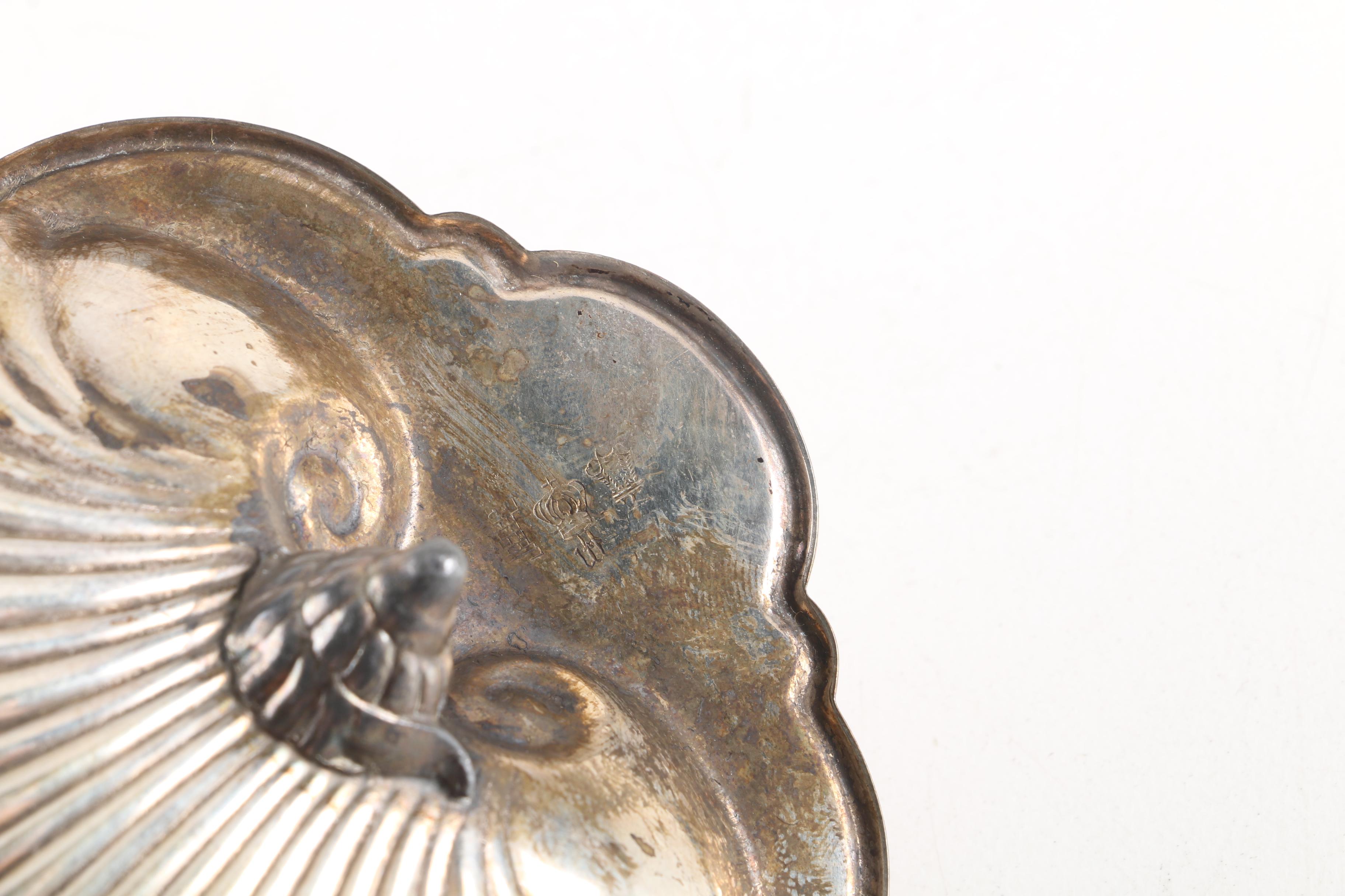 Vintage Silver Plate Shell Dishes Featuring Friedman Silver Co. and Barbour