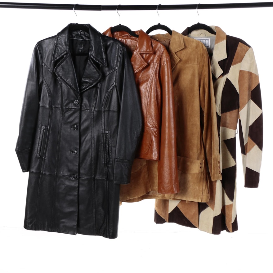 Women's Suede and Leather Jackets Including Wilsons Leather and B.B. Dakota