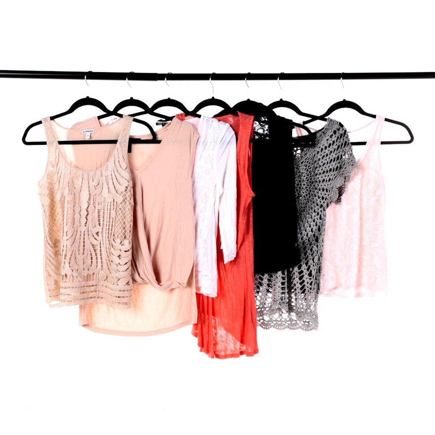 Women's Tops Including Express, BCBG, Alberto Makli and DKNY