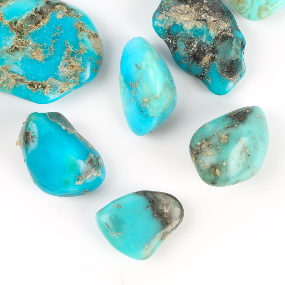 Loose Tumbled Turquoise Stones