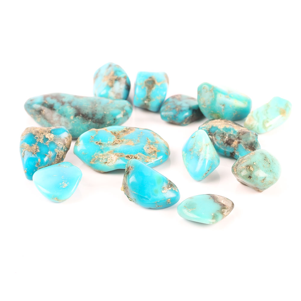 Loose Tumbled Turquoise Stones
