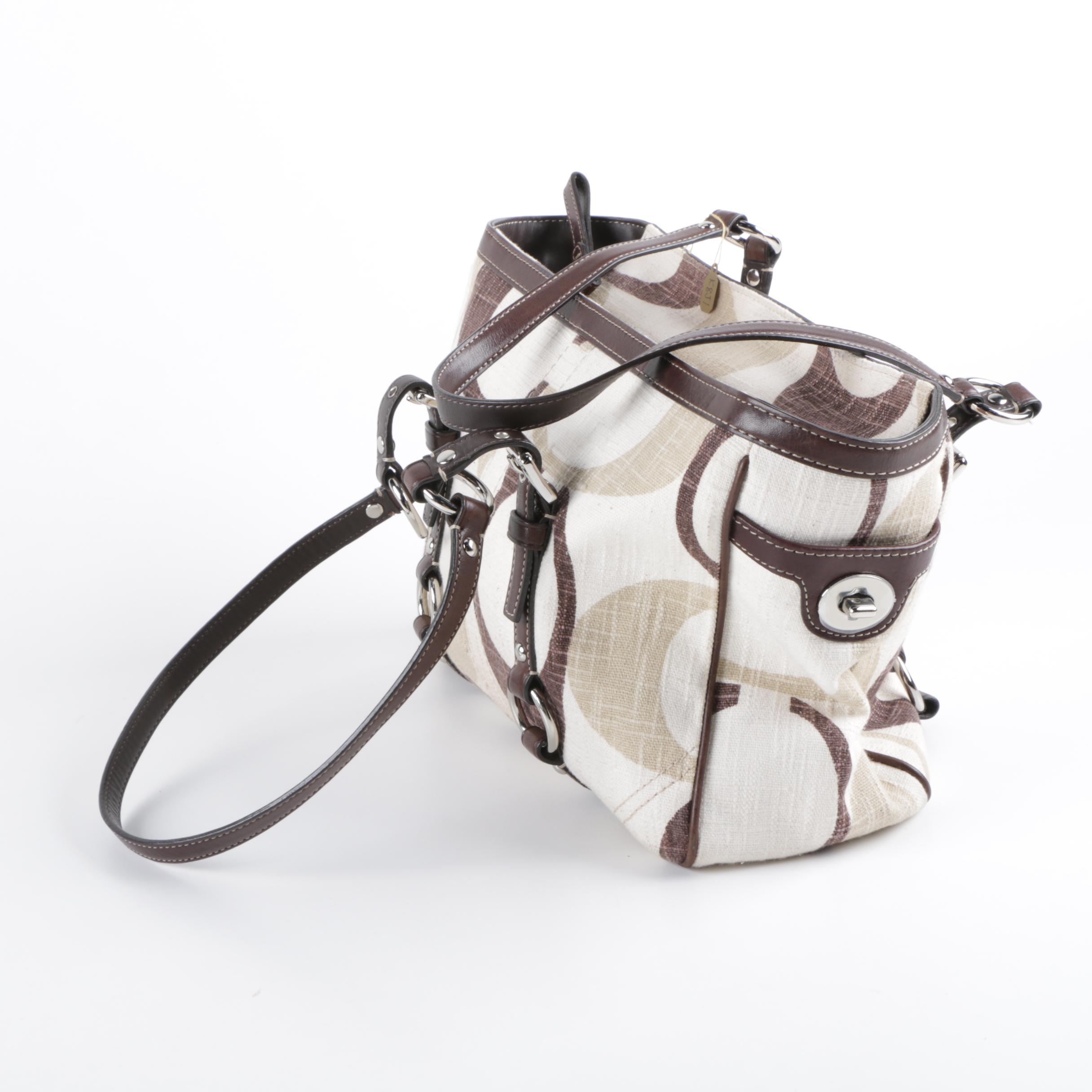 Coach Signature Canvas Handbags Including Tonal Gallery Tote