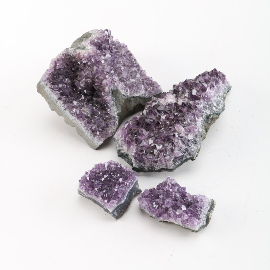 Amethyst Crystal Clusters