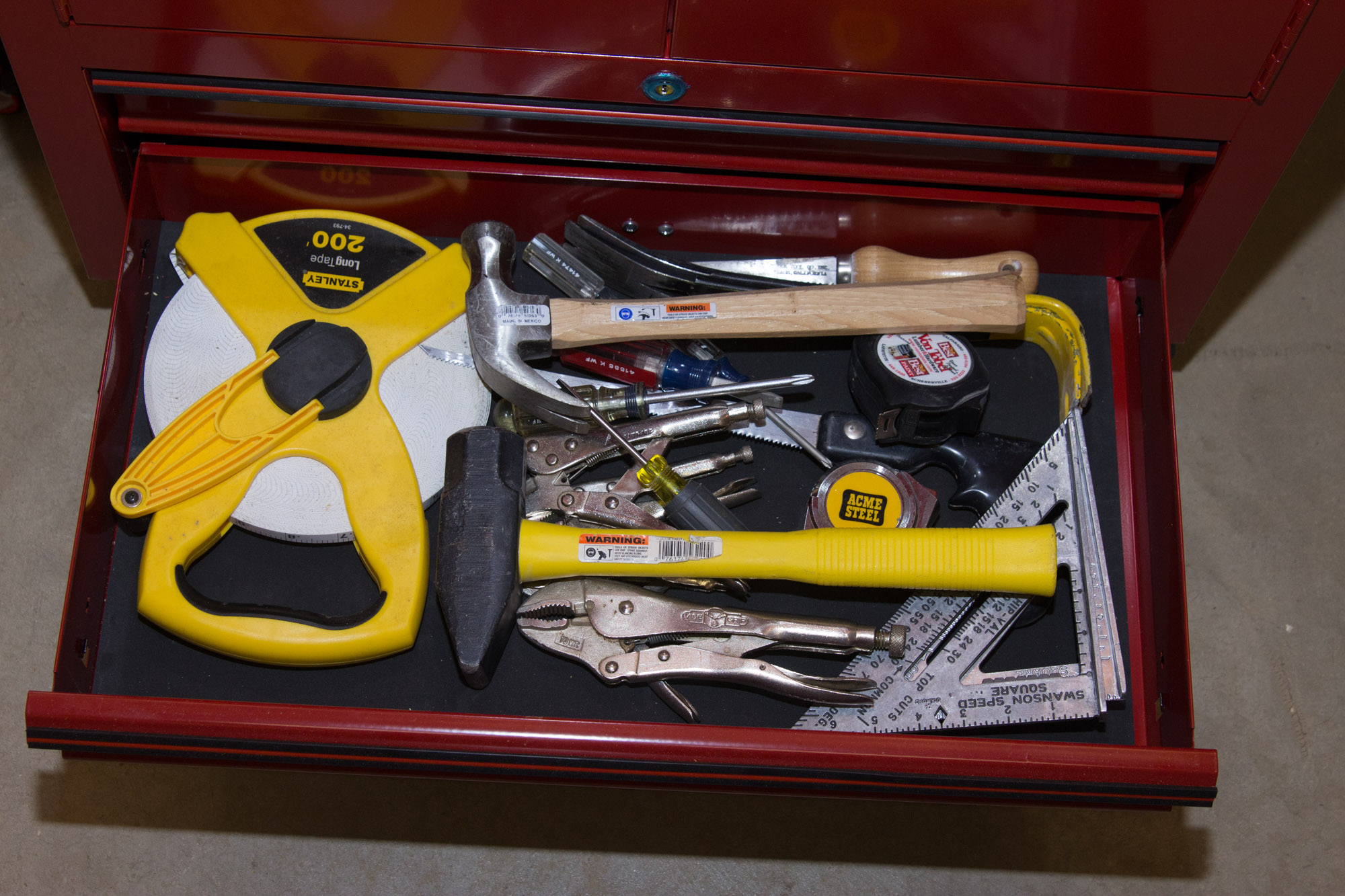 ProSteel Rolling Stacking Tool Chest Including Tools