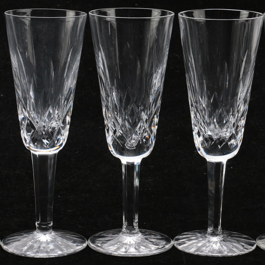 Waterford Crystal "Lismore" Champagne Flutes