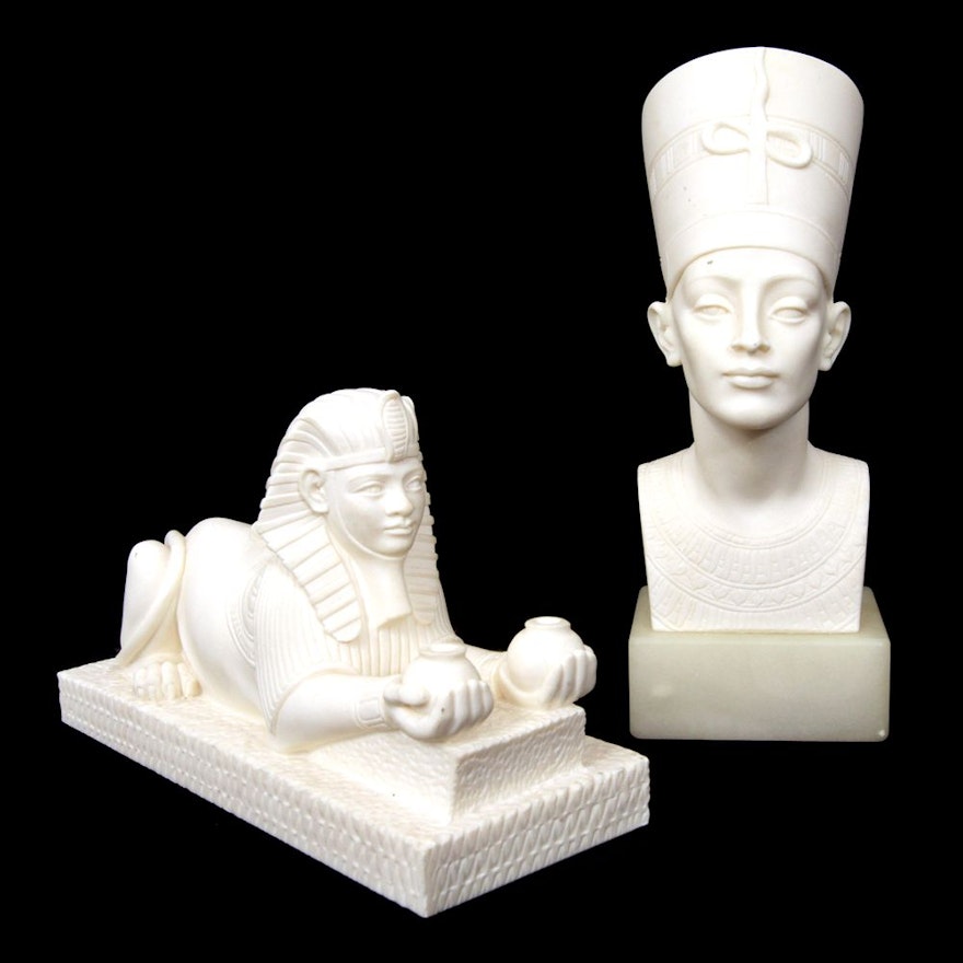 Italian Resin Egyptian-Style Figurines