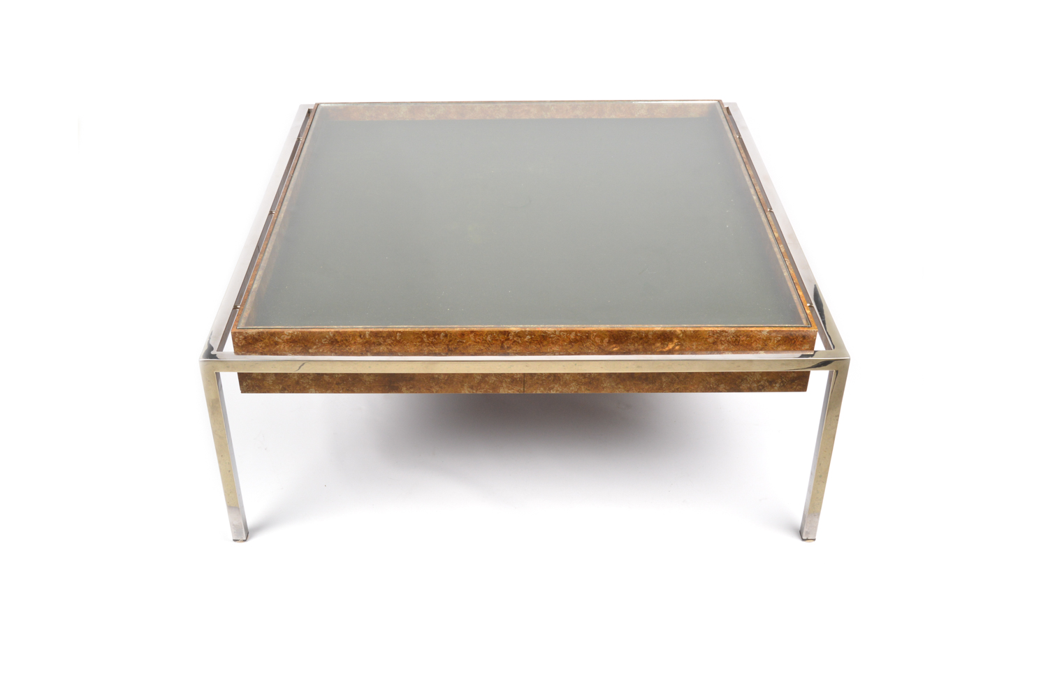 Modern Glass Top Display Coffee Table