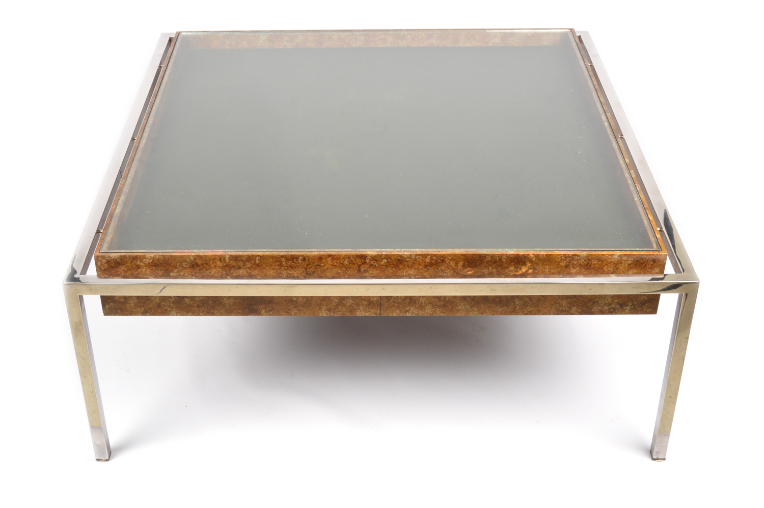 Modern Glass Top Display Coffee Table