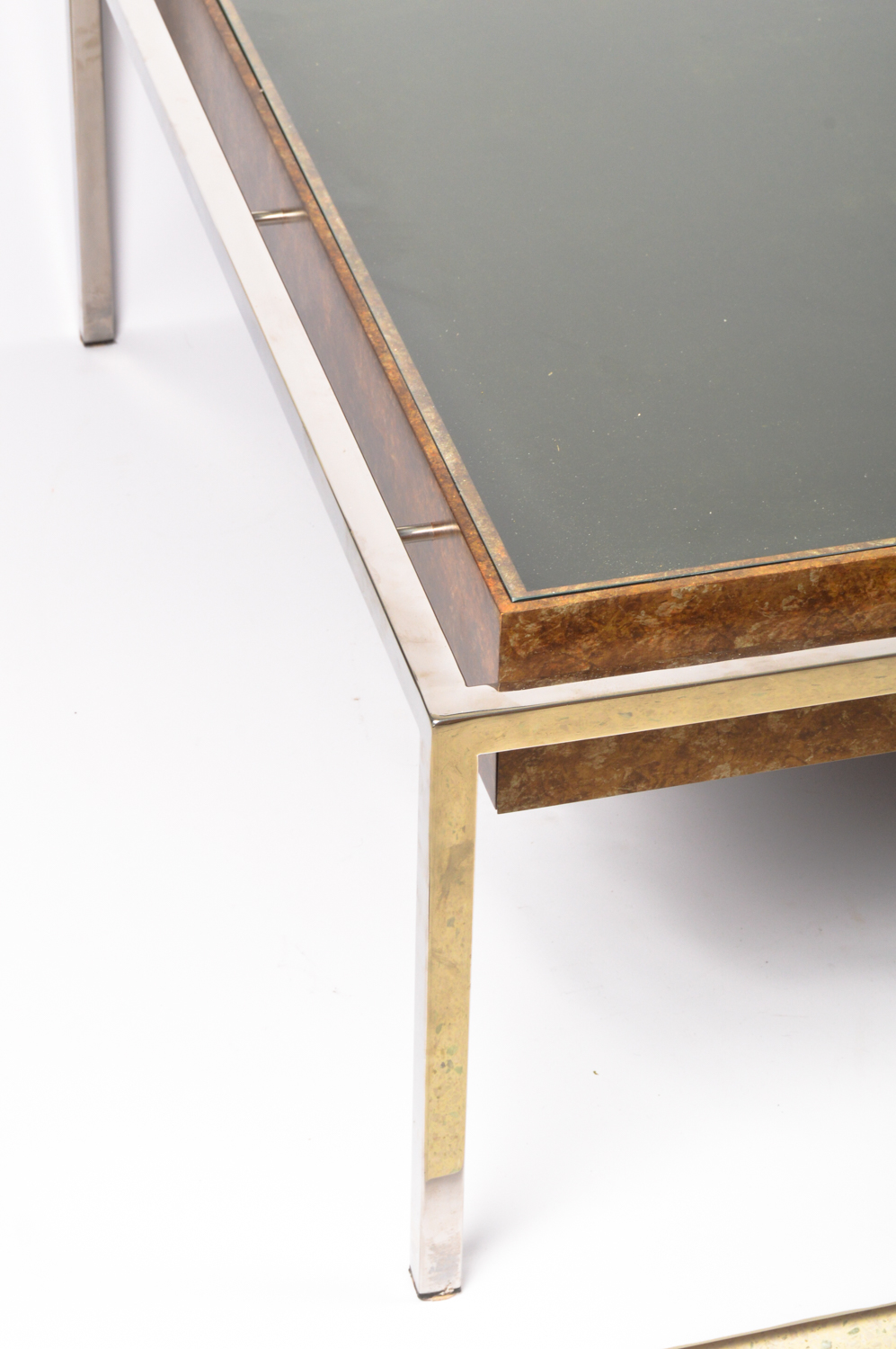 Modern Glass Top Display Coffee Table