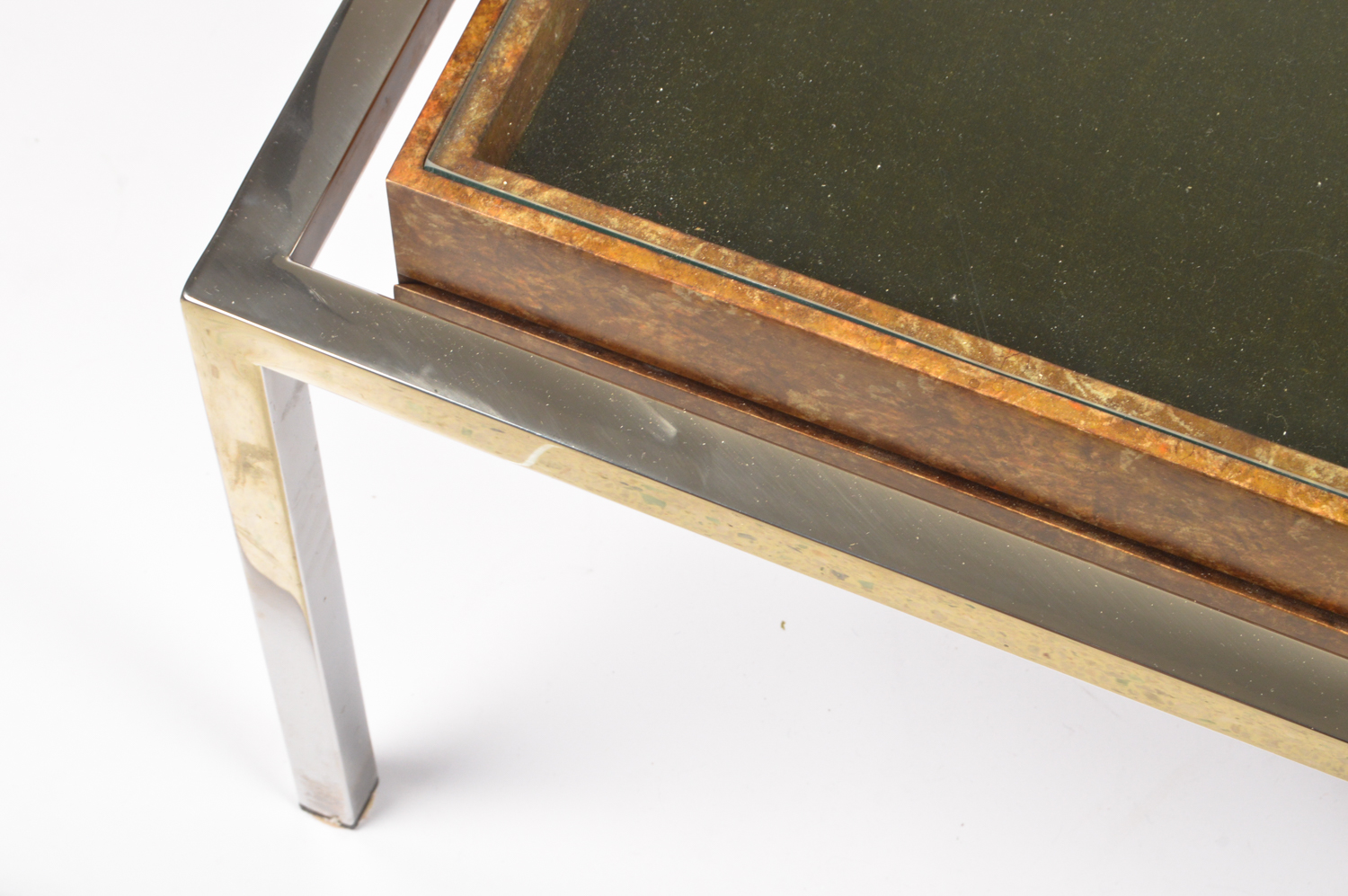 Modern Glass Top Display Coffee Table