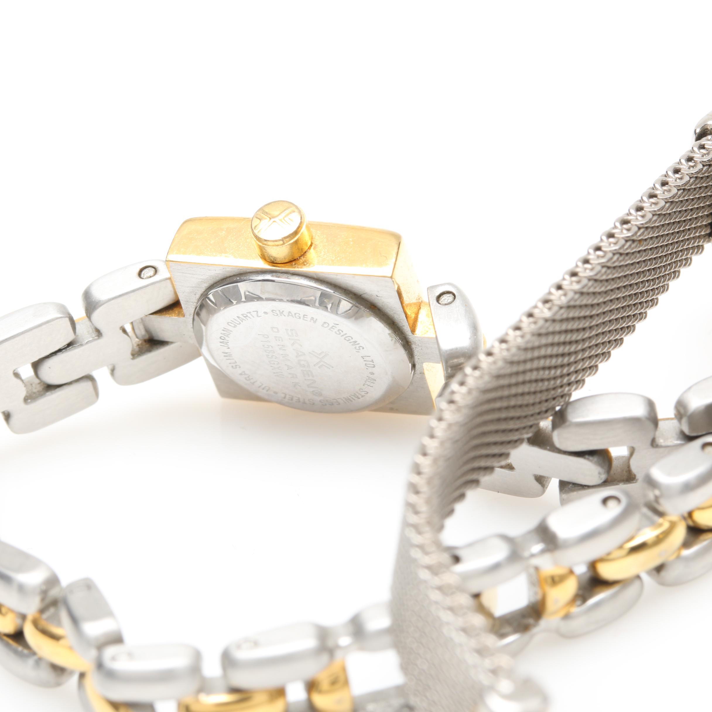 Collection of Anne Klein II and Skagen Watches