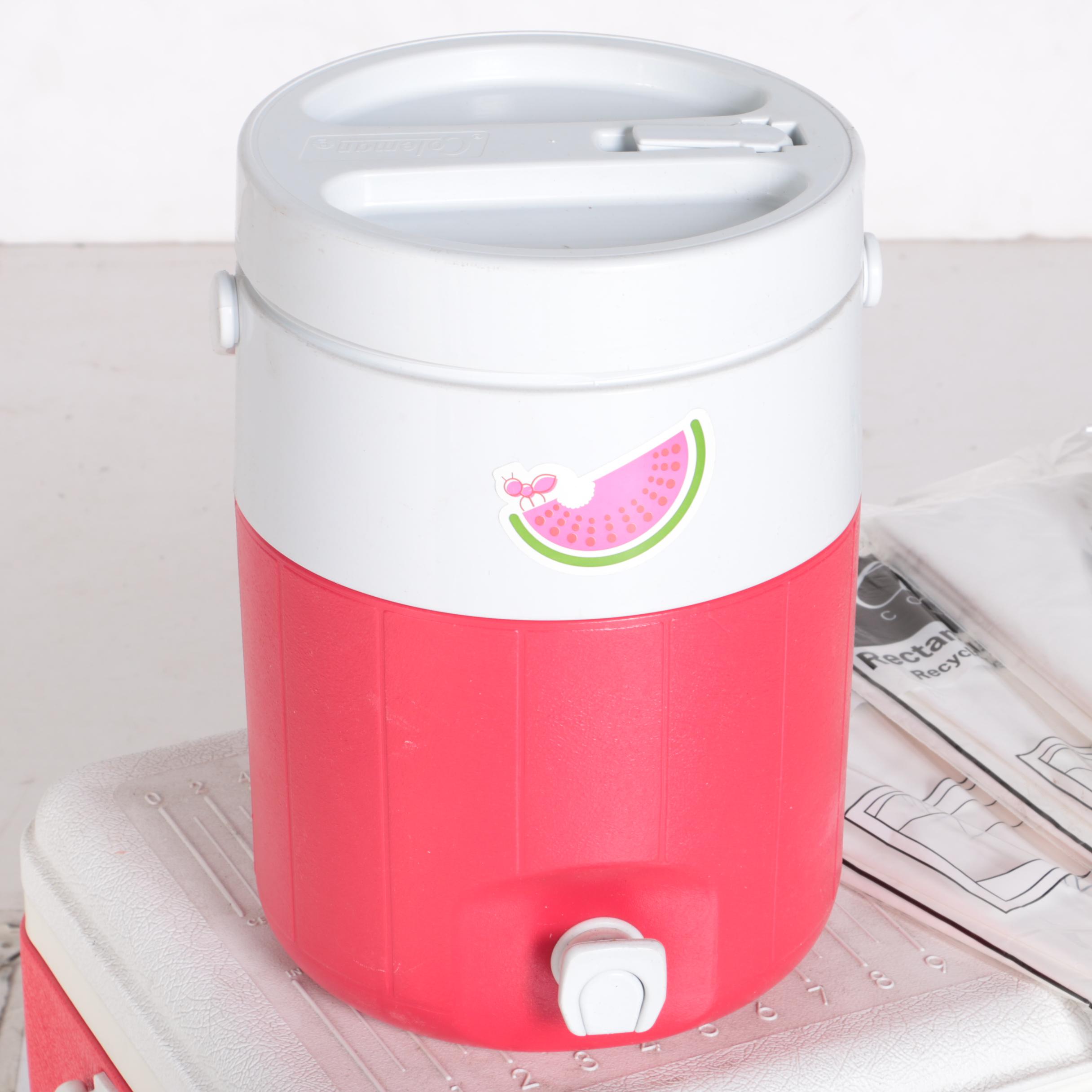 Igloo and Coleman Coolers and Other Picnic Accessories