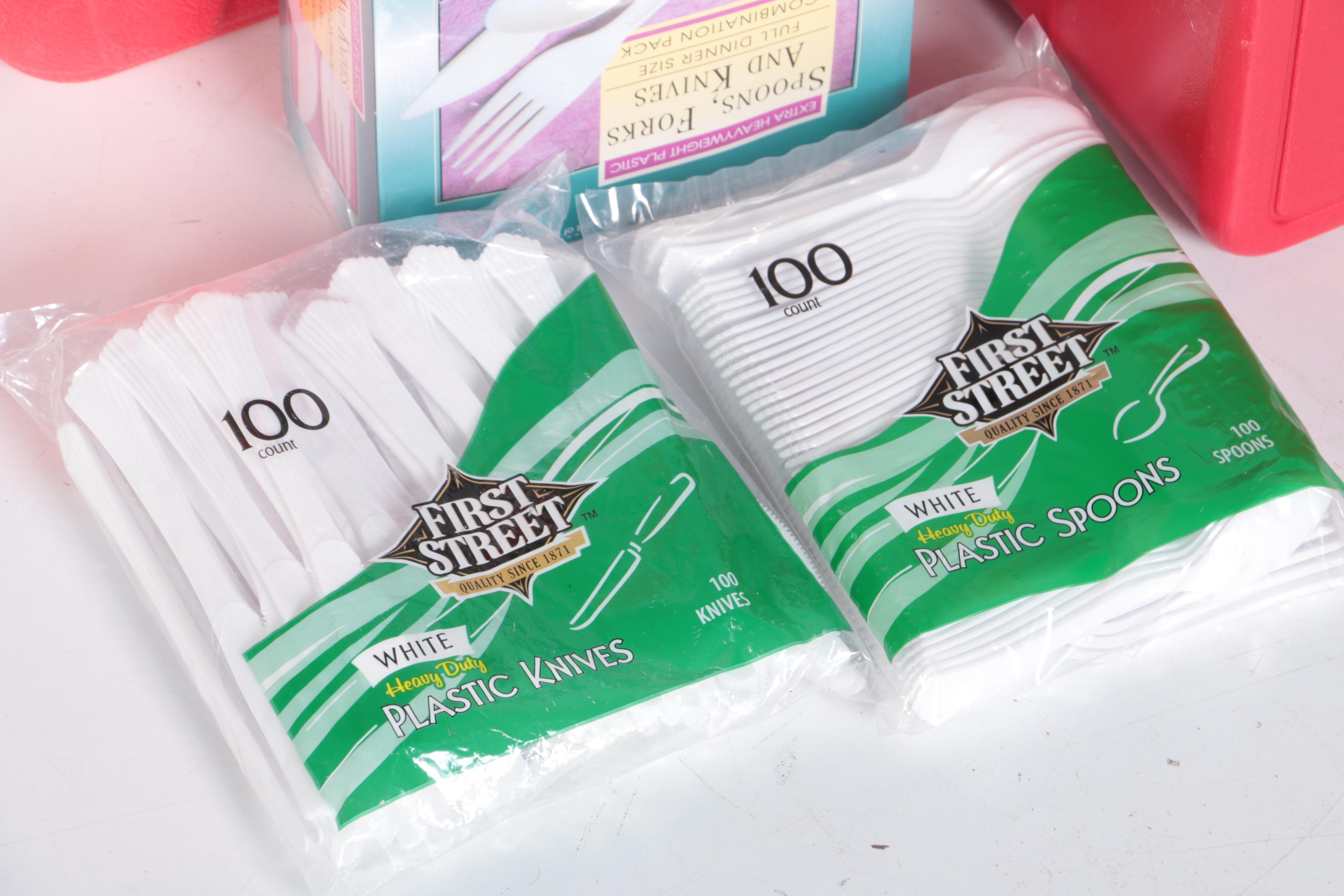 Igloo and Coleman Coolers and Other Picnic Accessories