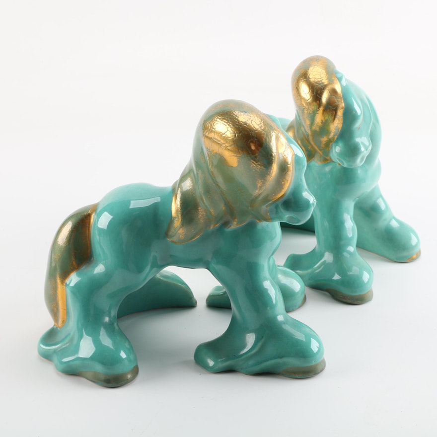 Vintage Ceramic Pony Figurines