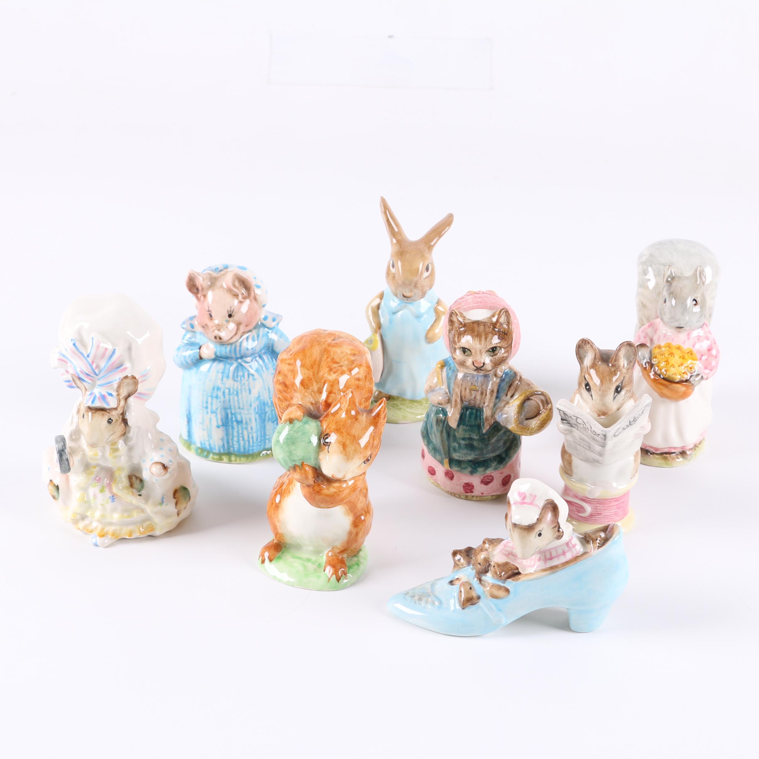 Mid-Century Beswick "Beatrix Potter" Porcelain Figurines