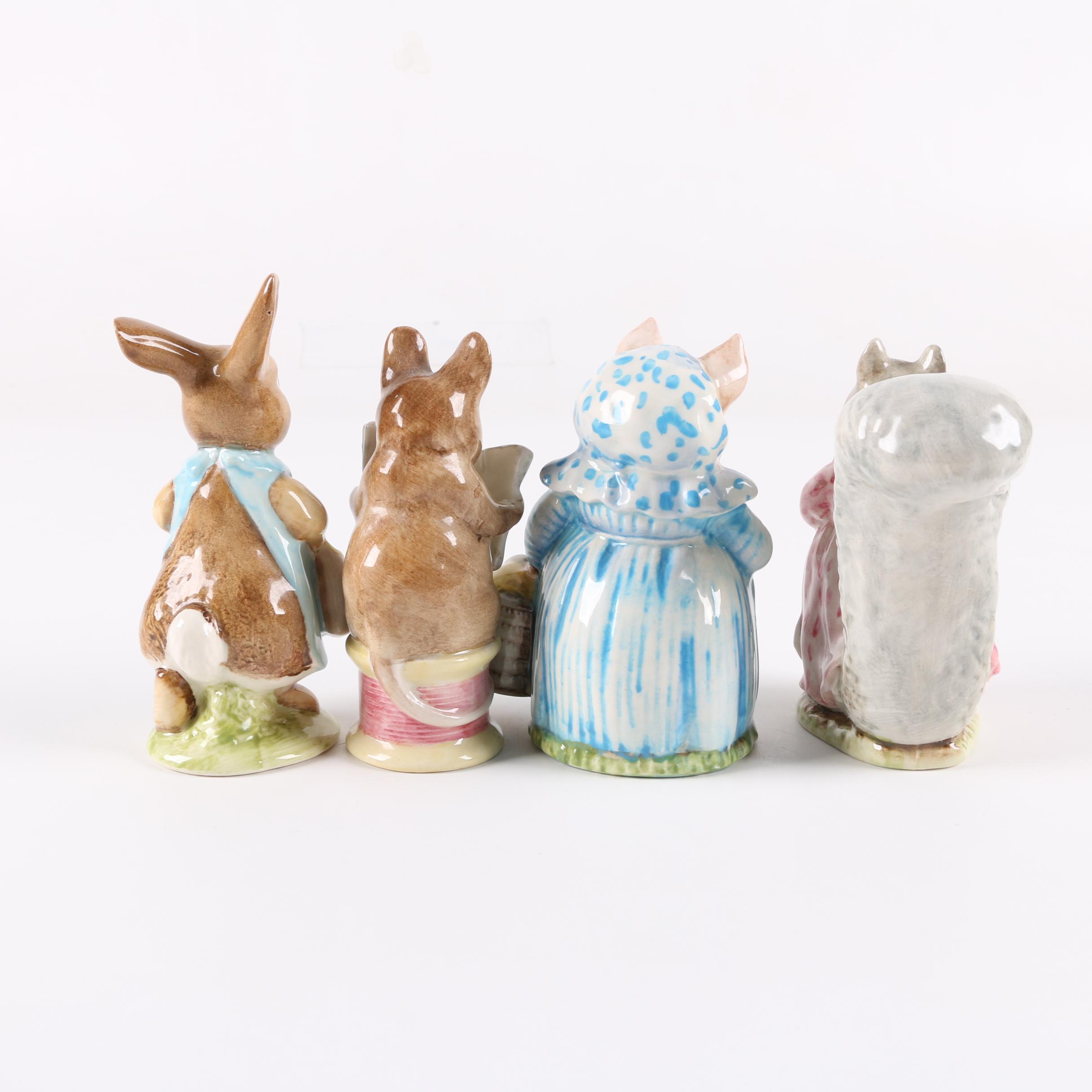 Mid-Century Beswick "Beatrix Potter" Porcelain Figurines