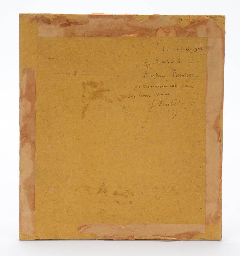 J. Dubois Vintage Oil Painting of a Still Life