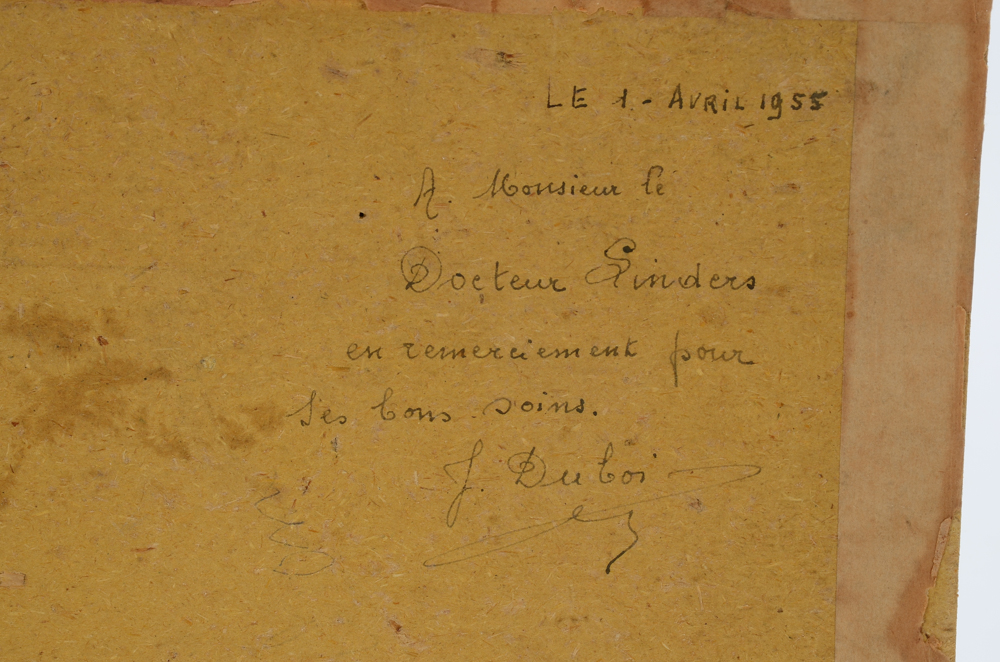 J. Dubois Vintage Oil Painting of a Still Life