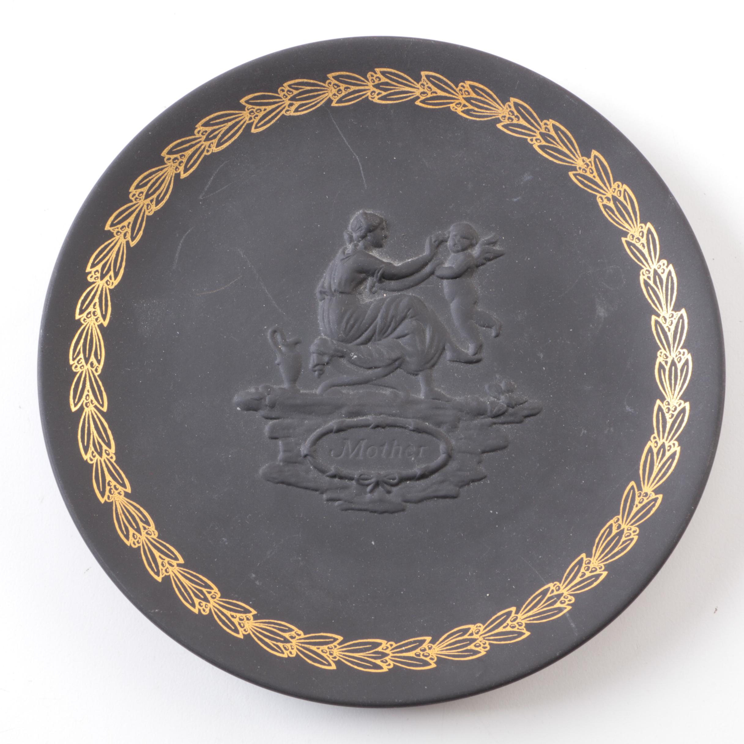 Wedgwood "Dancing Hours" Jasperware Plaque with Decorative Trays