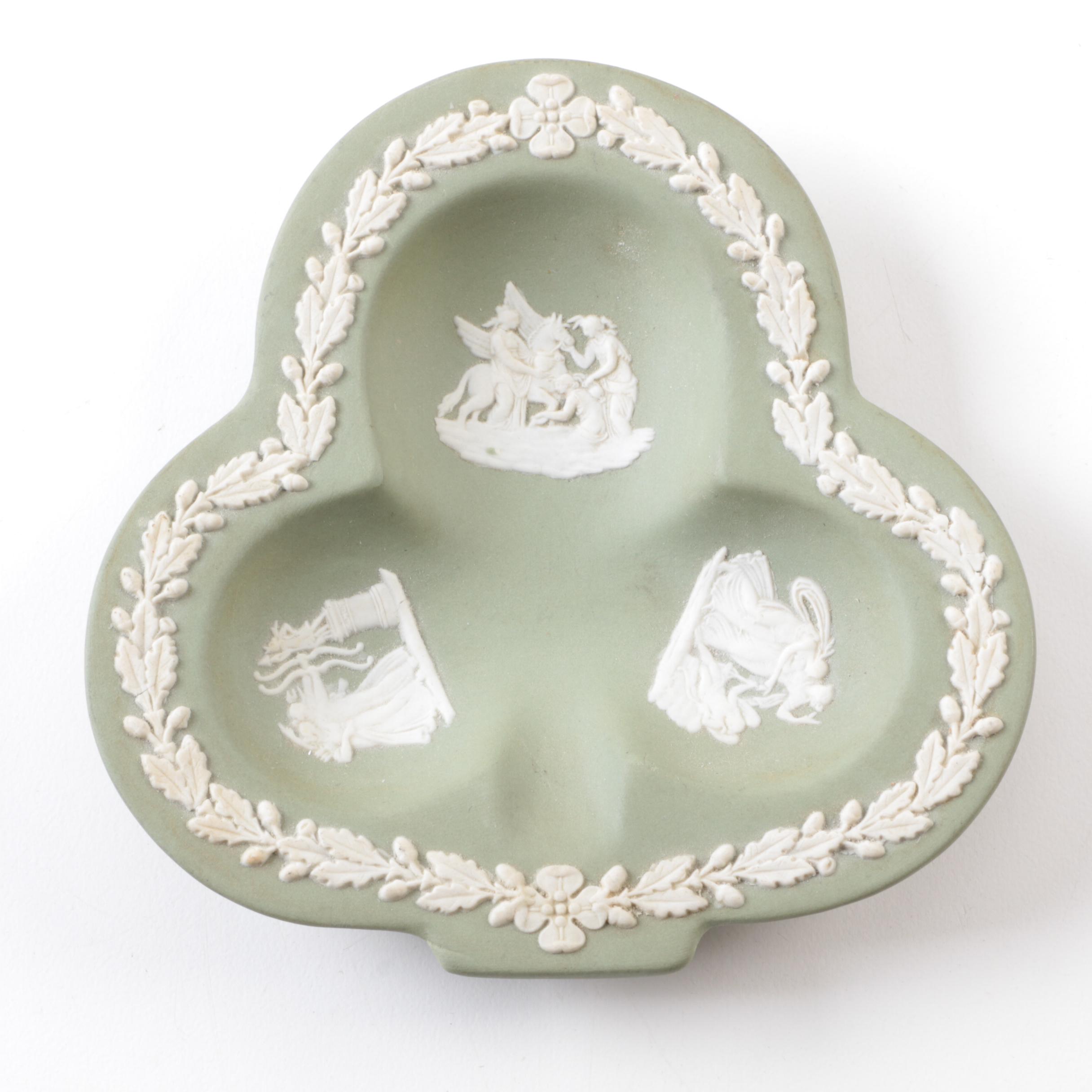 Wedgwood "Dancing Hours" Jasperware Plaque with Decorative Trays