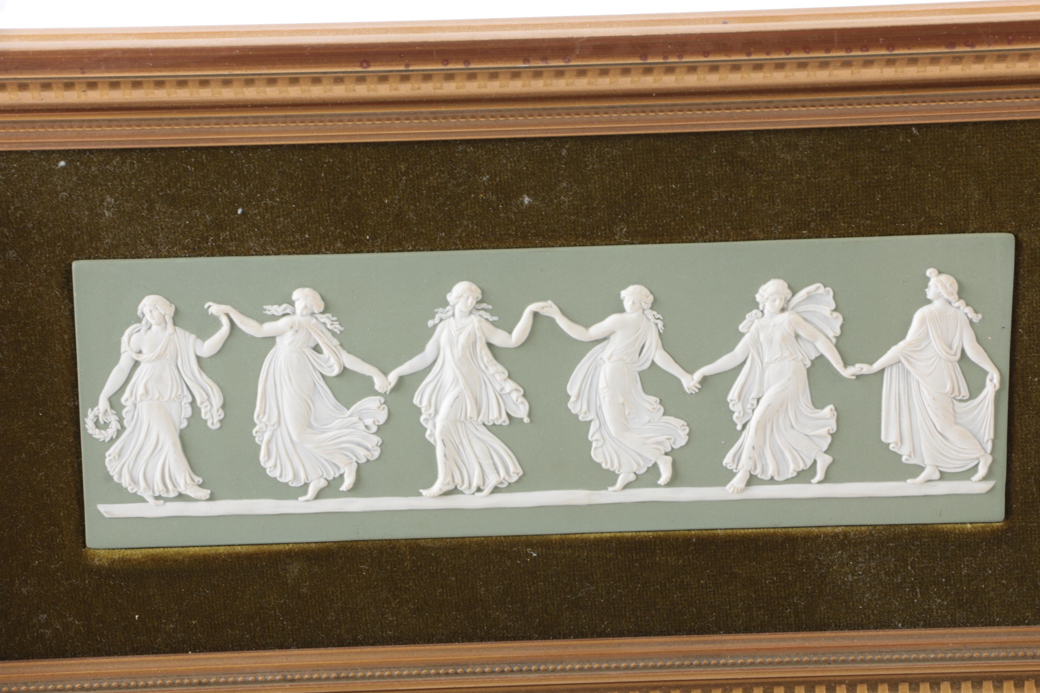 Wedgwood "Dancing Hours" Jasperware Plaque with Decorative Trays