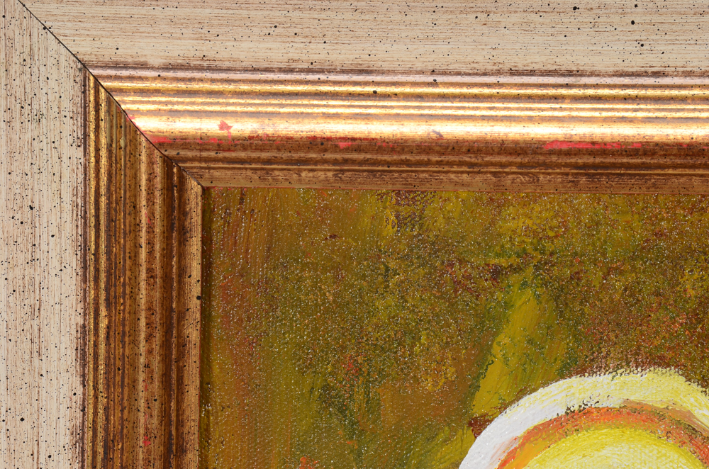 Joan Graber Oil Painting "The White Hat"