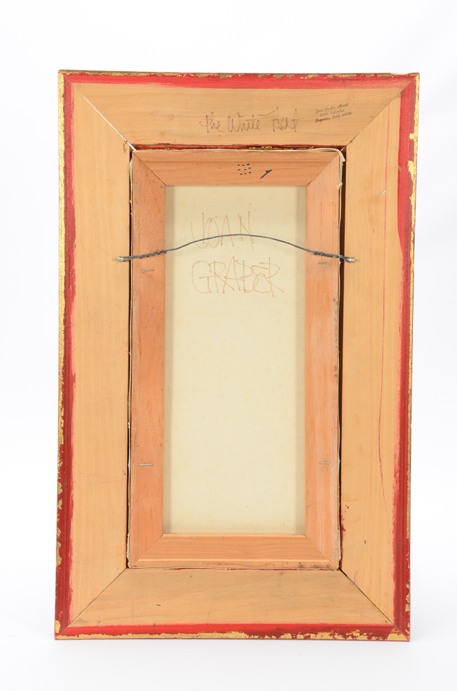 Joan Graber Oil Painting "The White Hat"