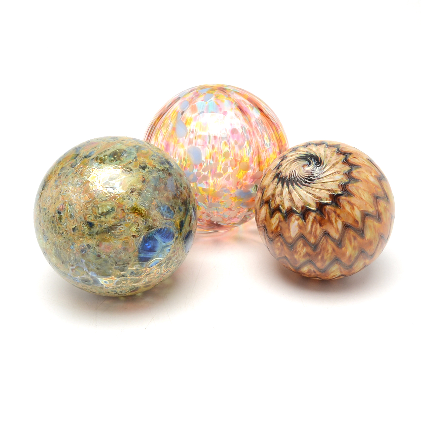 Collection of Decorative Glass Orbs