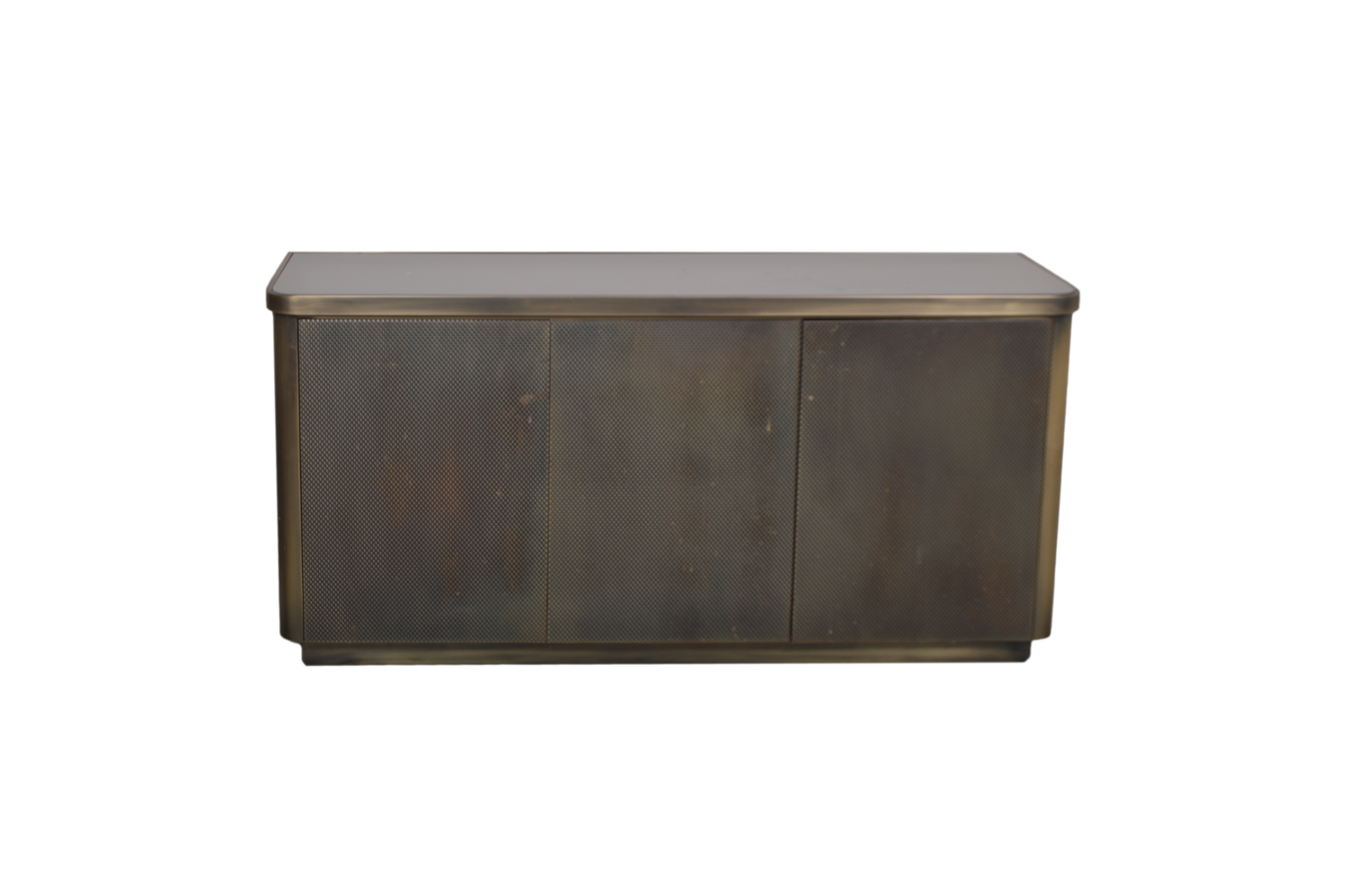 Brushed Metal Credenza