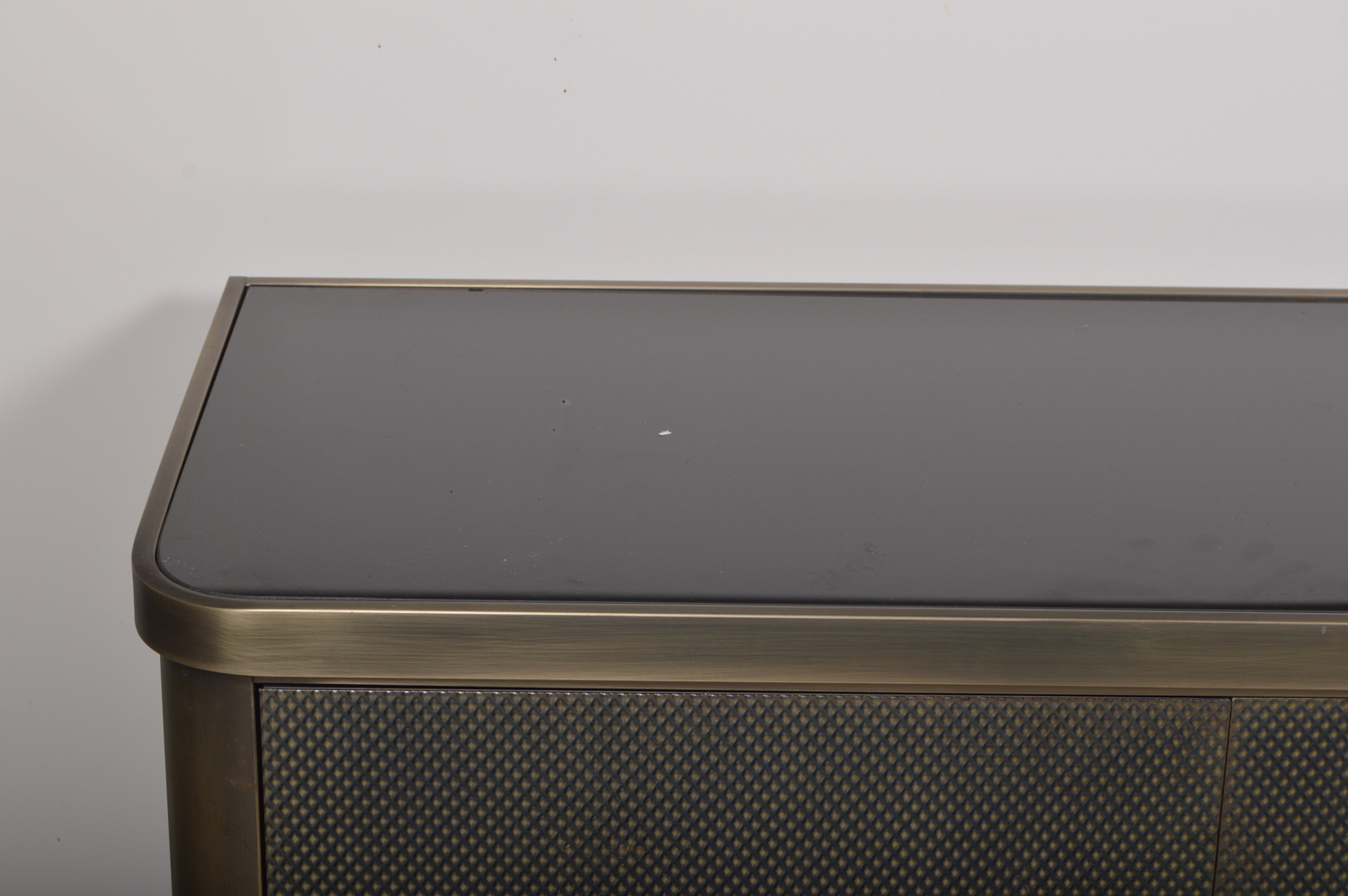Brushed Metal Credenza