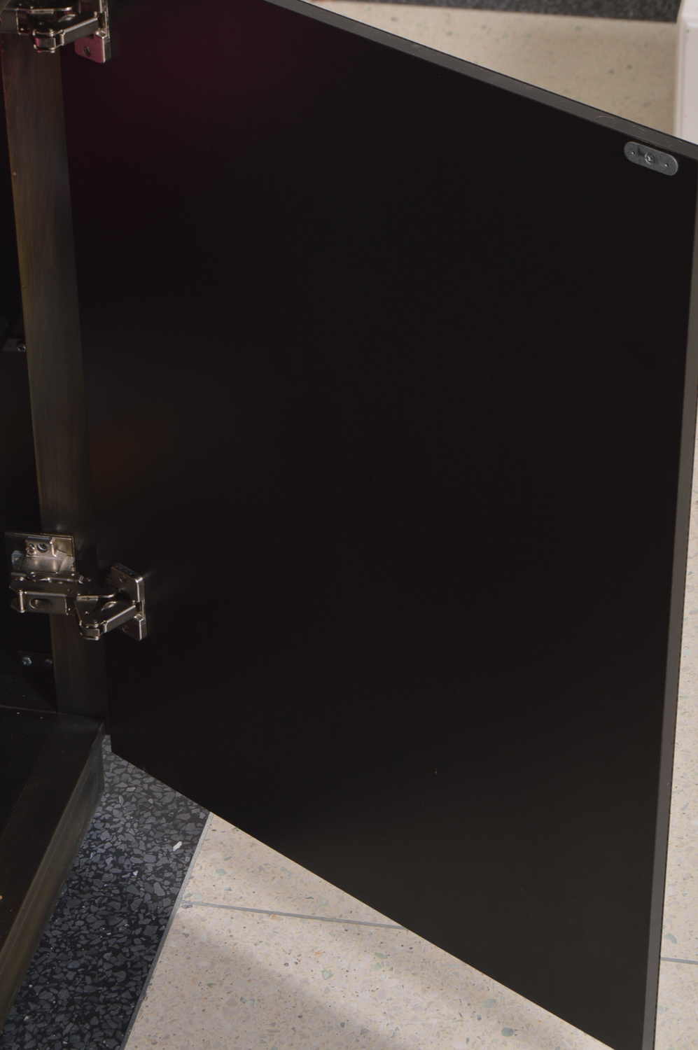 Brushed Metal Credenza