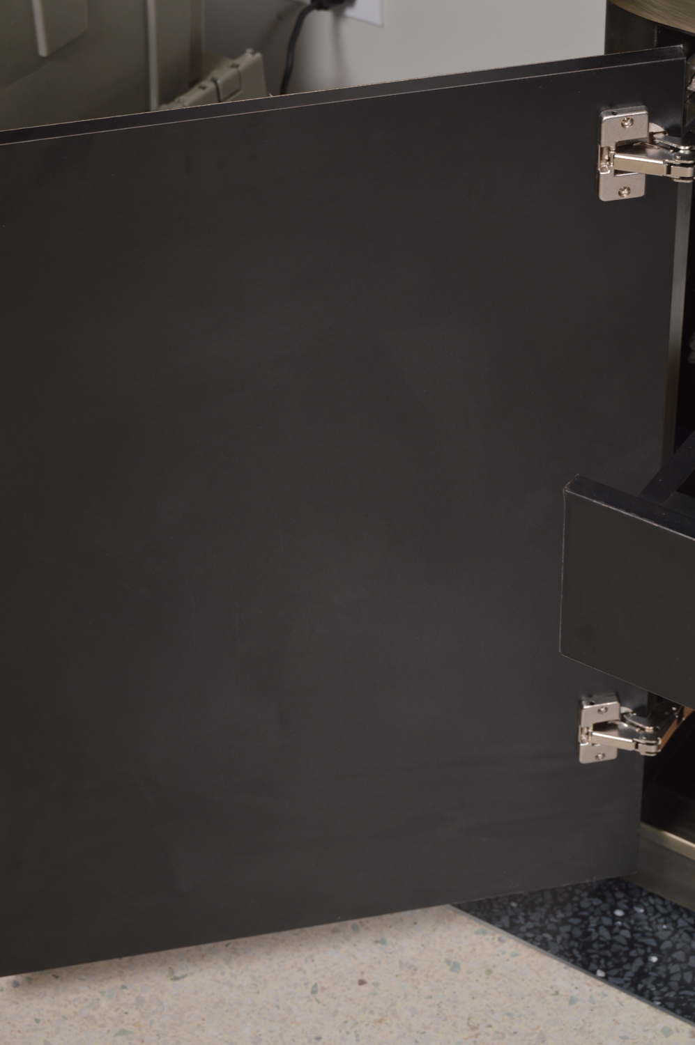 Brushed Metal Credenza