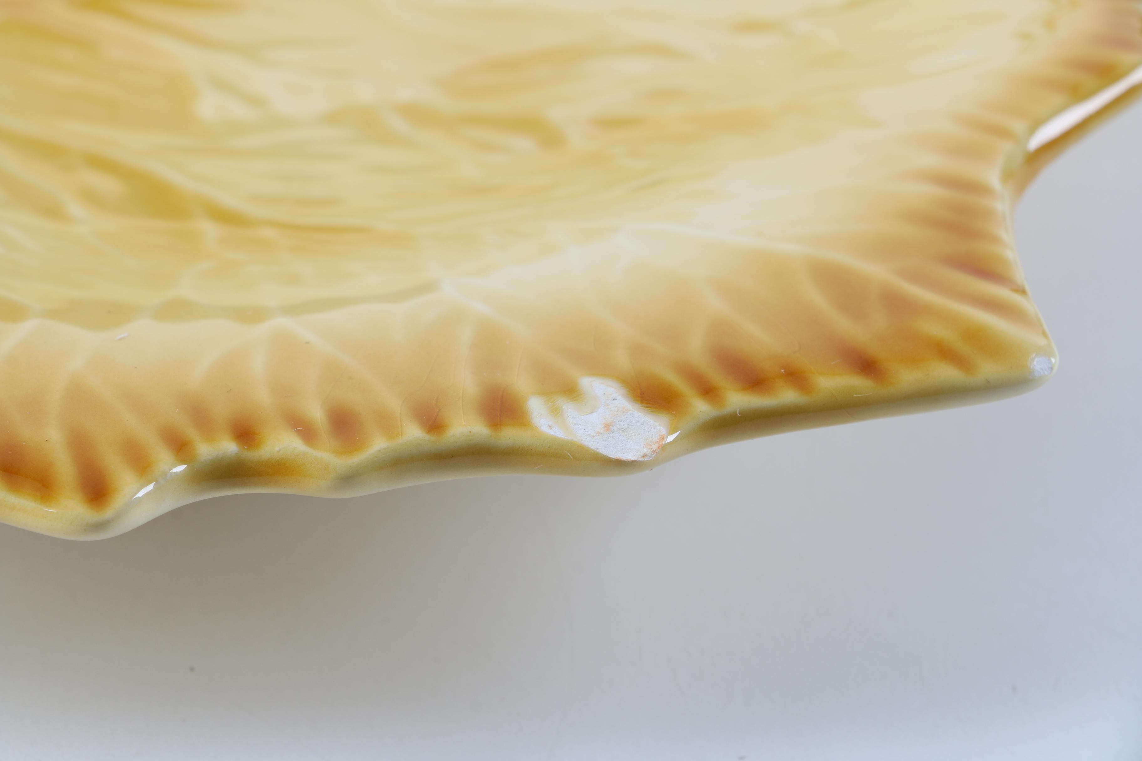 Italian Williams-Sonoma Leaf Shaped Plates and Bowls