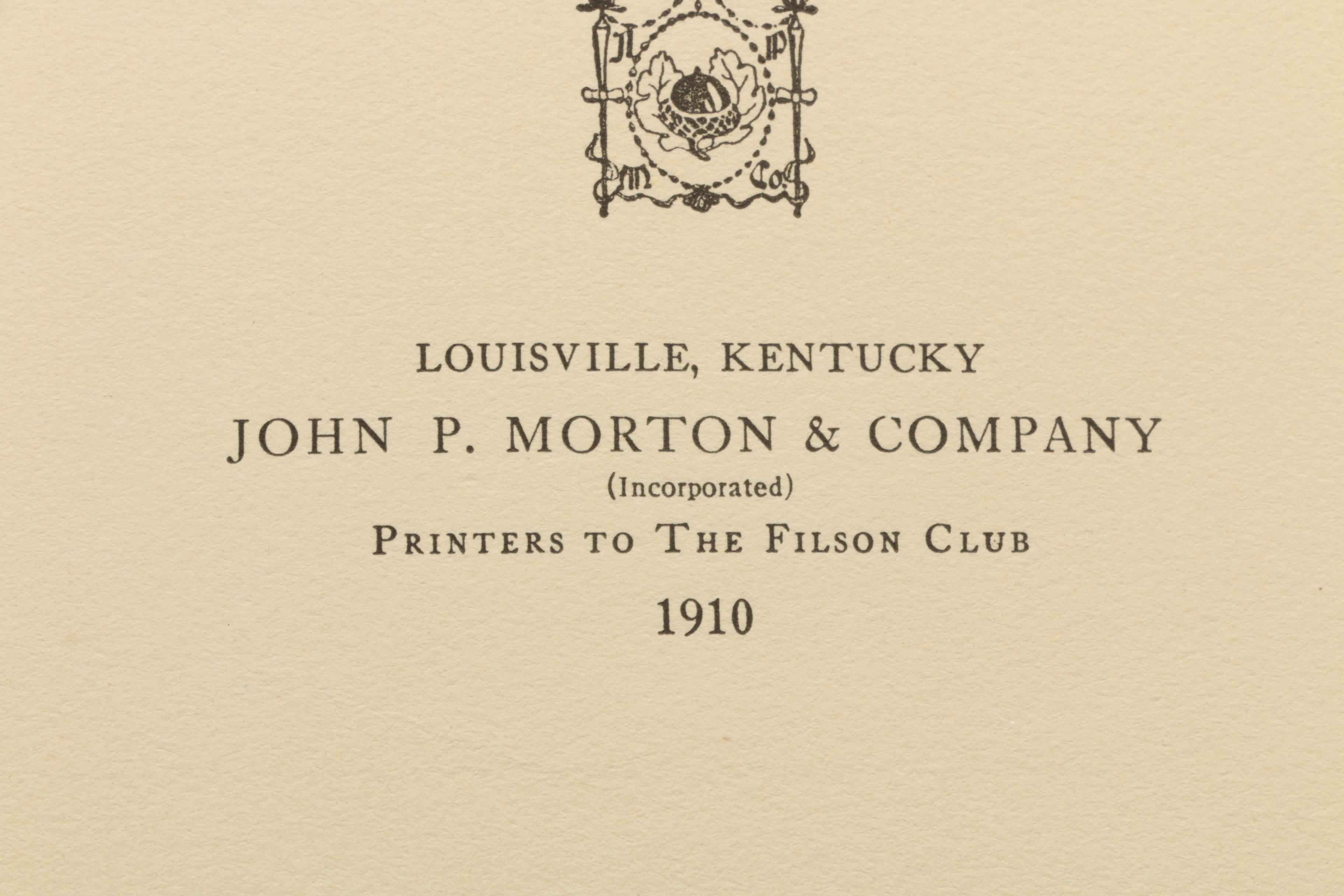 1889 "Kentucky Fossil Shells" and 1910 "The Prehistoric Men of Kentucky"