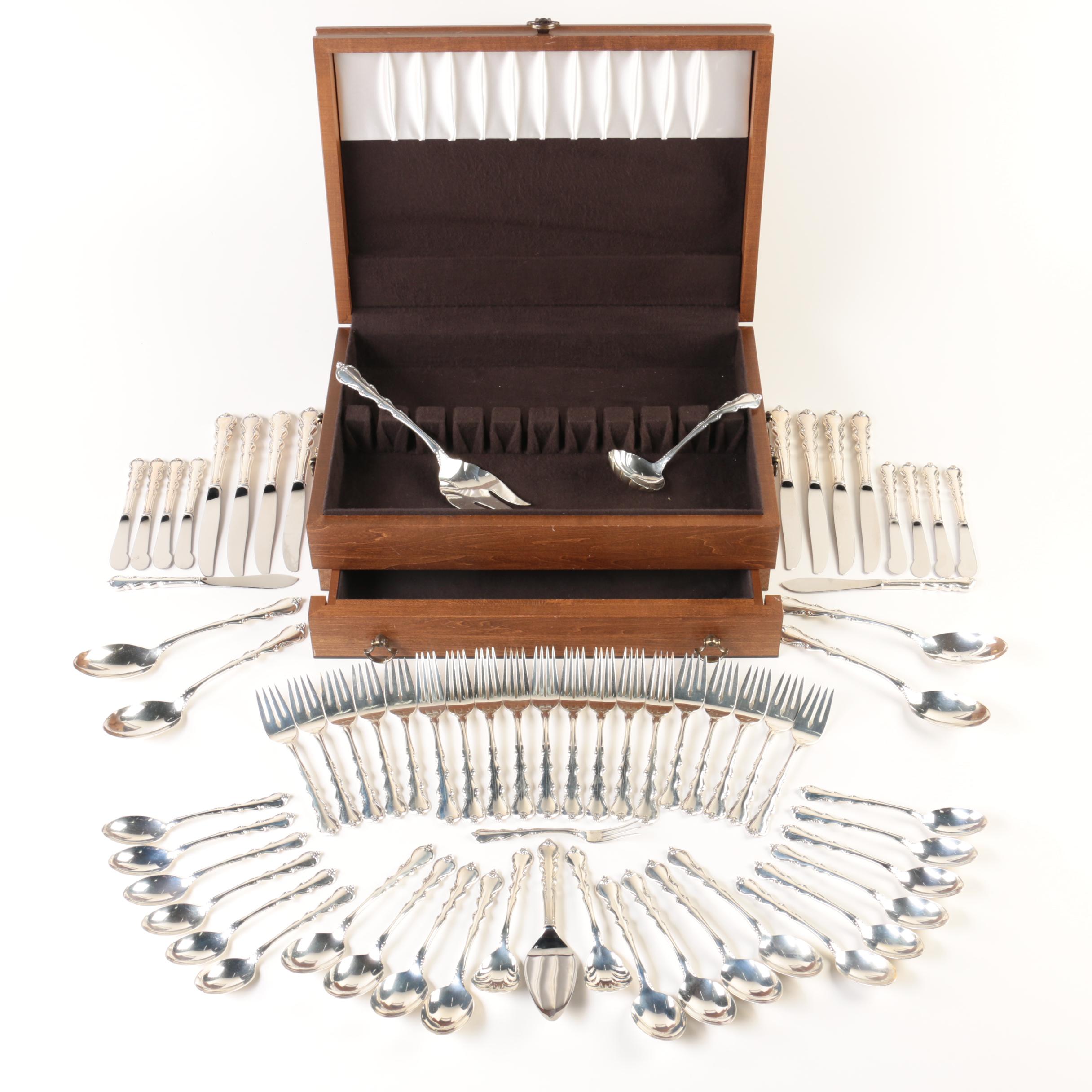 International "Angelique" Sterling Silver Flatware Set