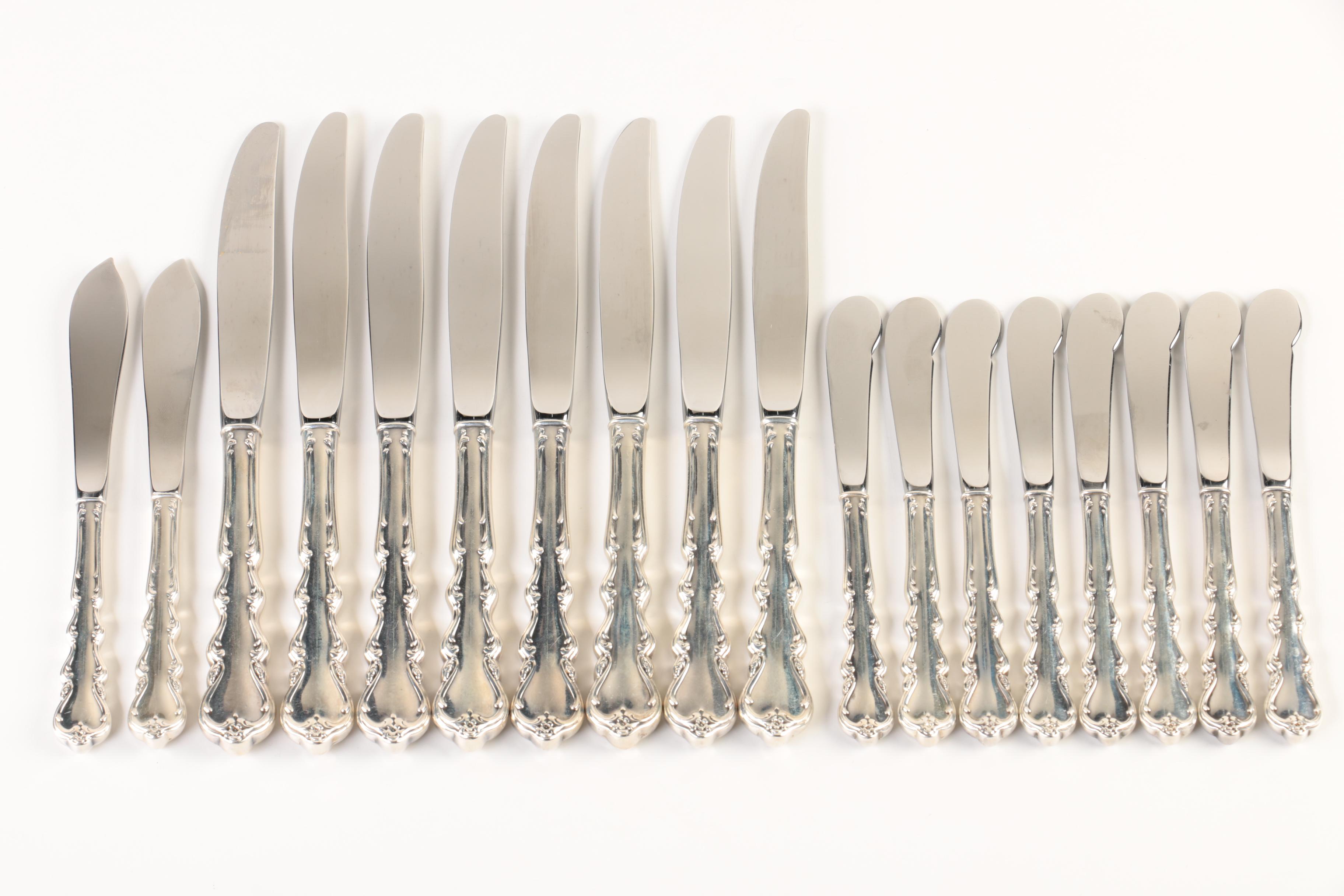 International "Angelique" Sterling Silver Flatware Set