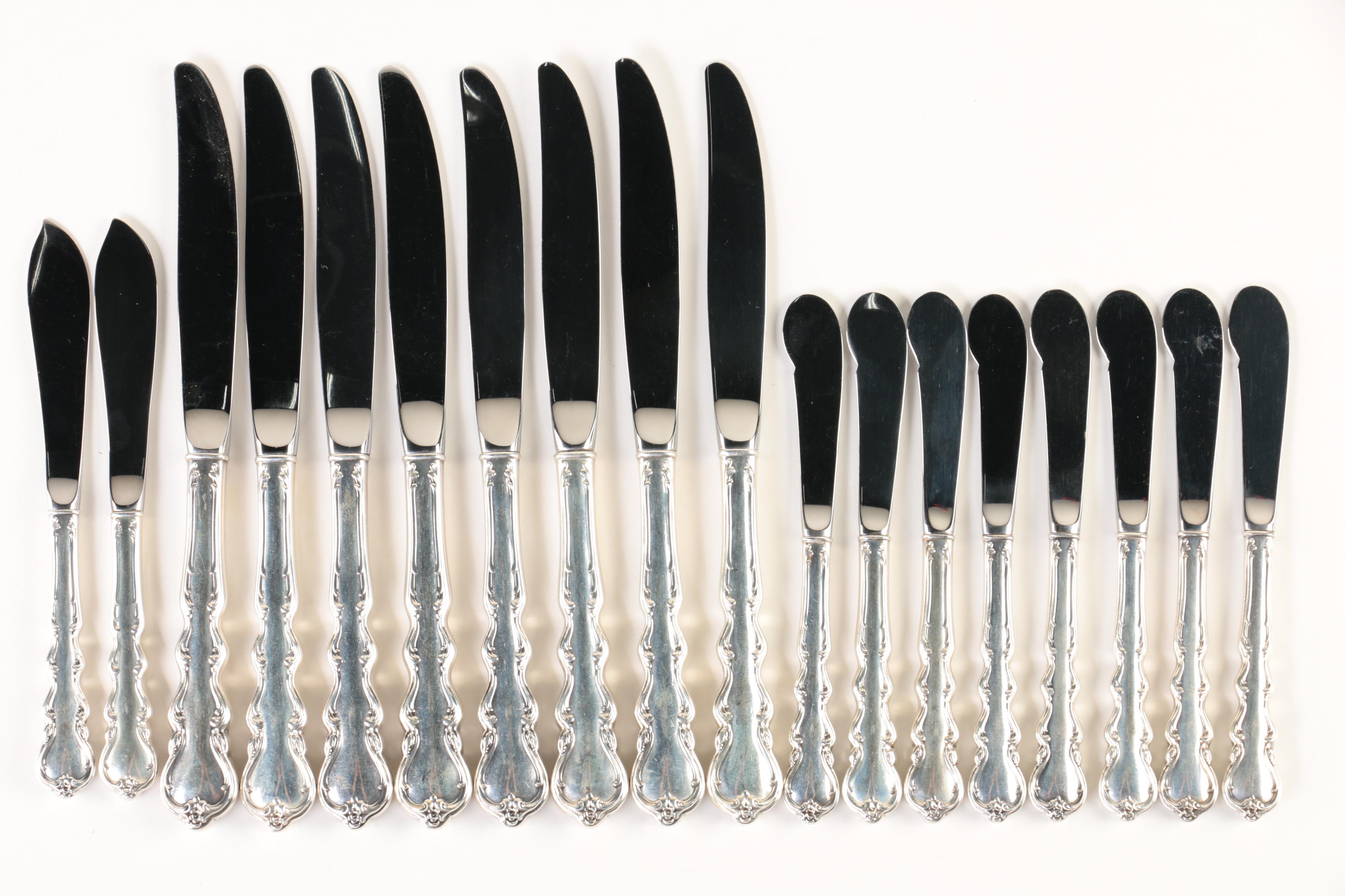 International "Angelique" Sterling Silver Flatware Set