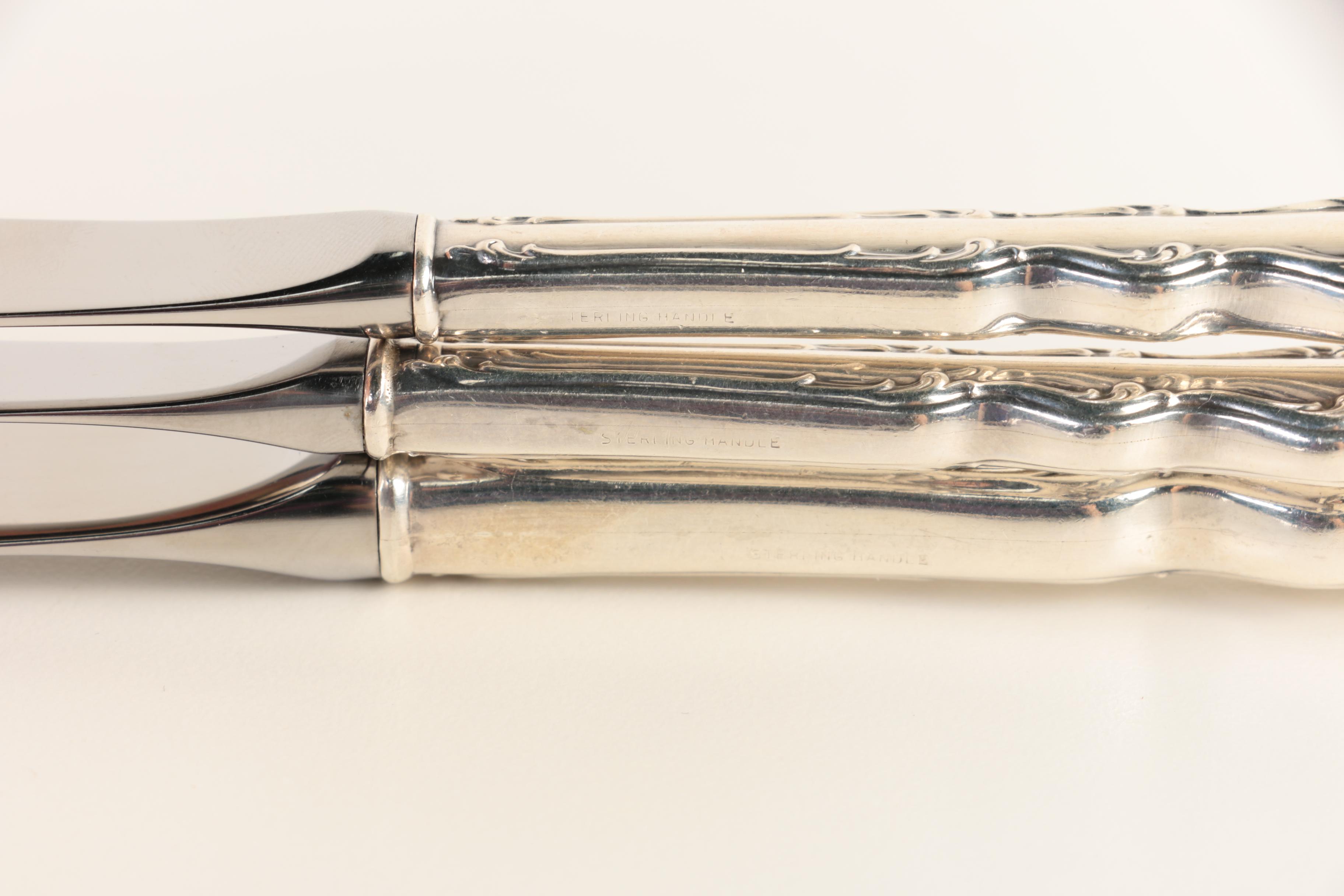 International "Angelique" Sterling Silver Flatware Set