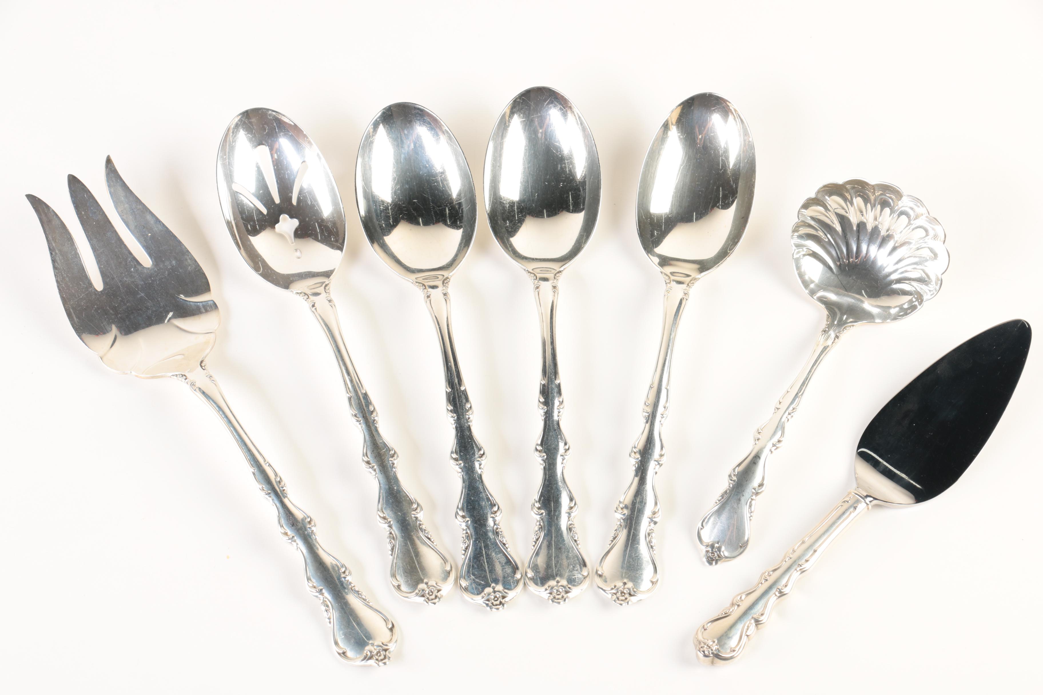 International "Angelique" Sterling Silver Flatware Set