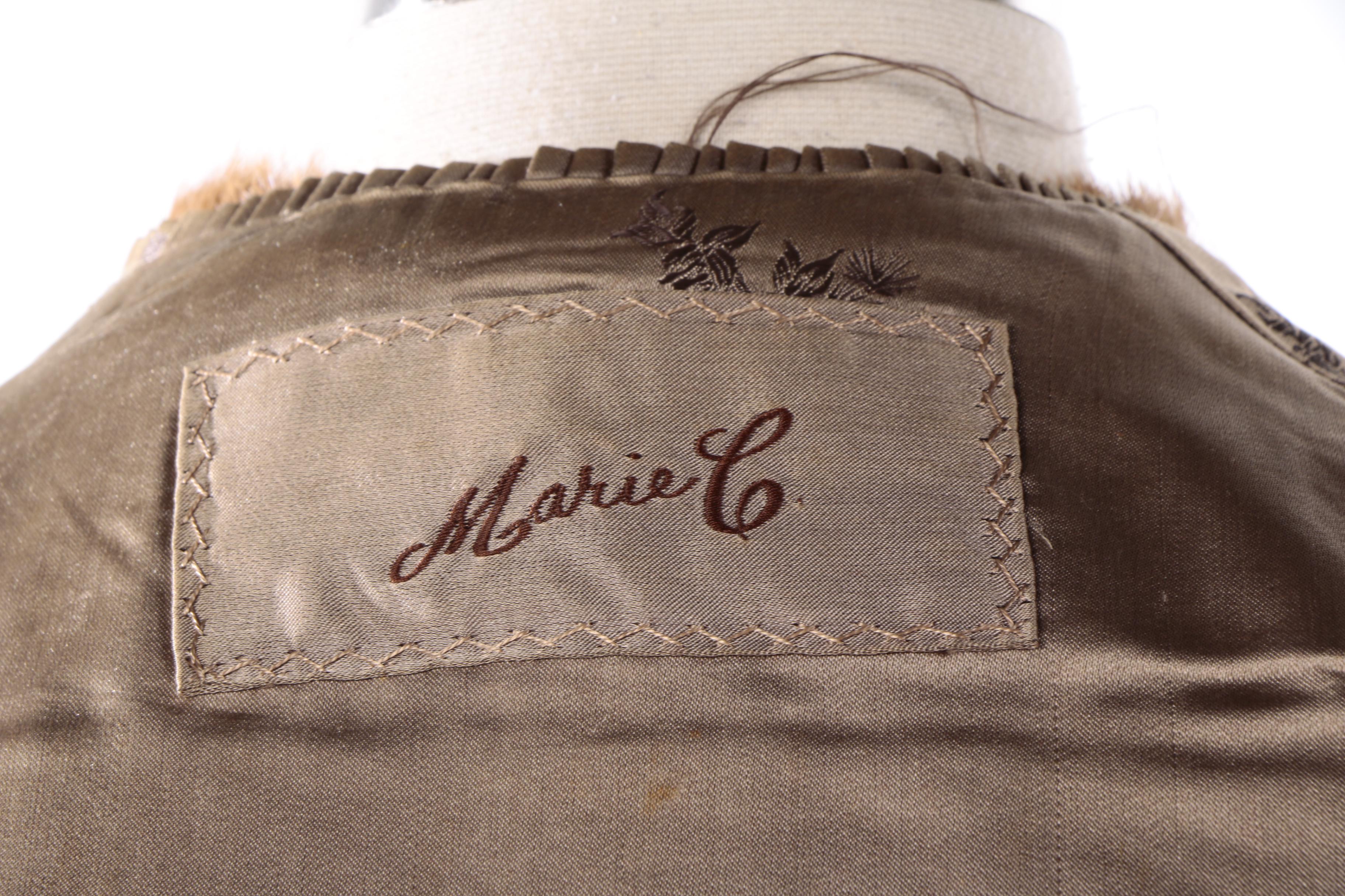 Vintage Brown Mink Fur Capelet