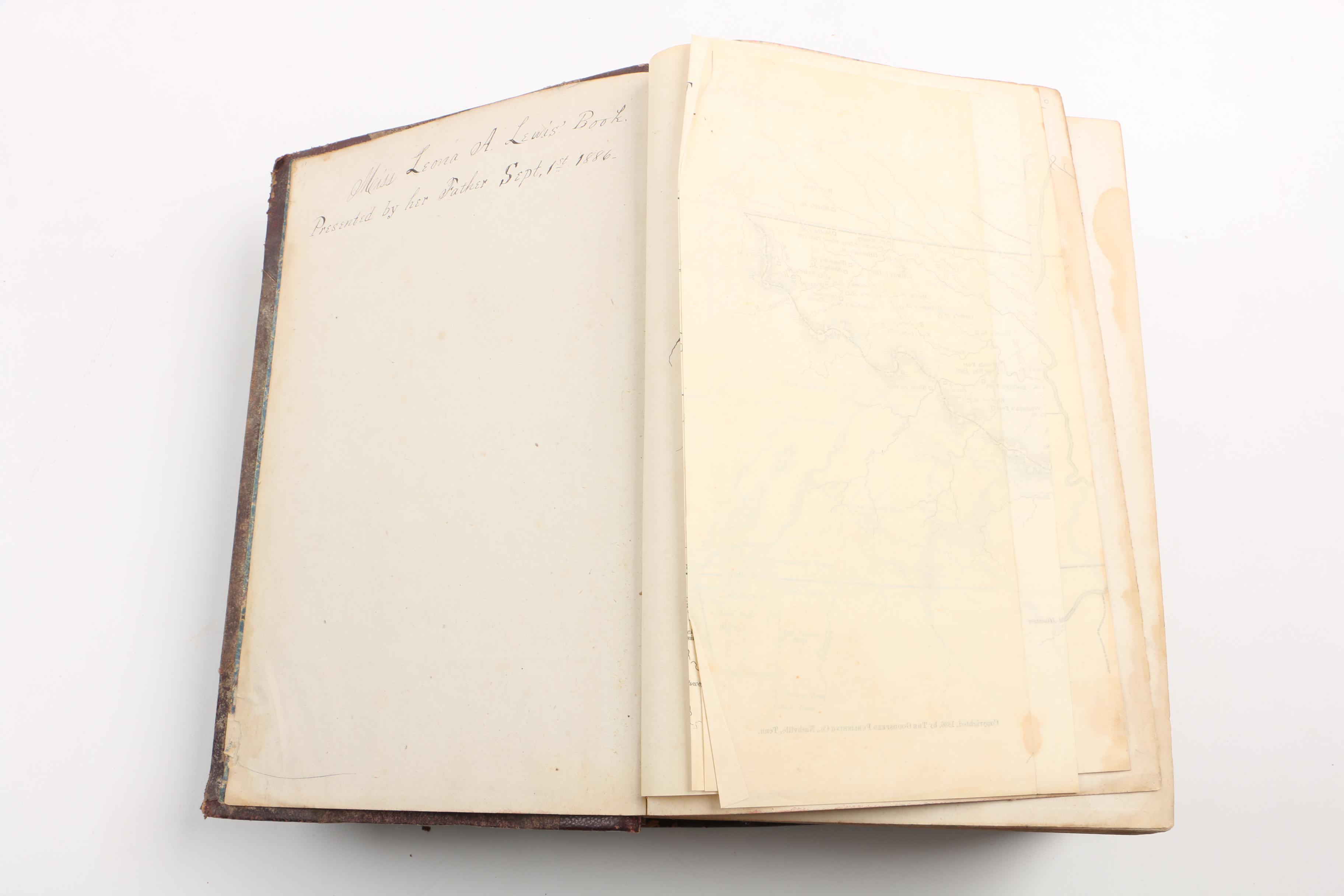 1886 Illustrated "History of Tennessee"