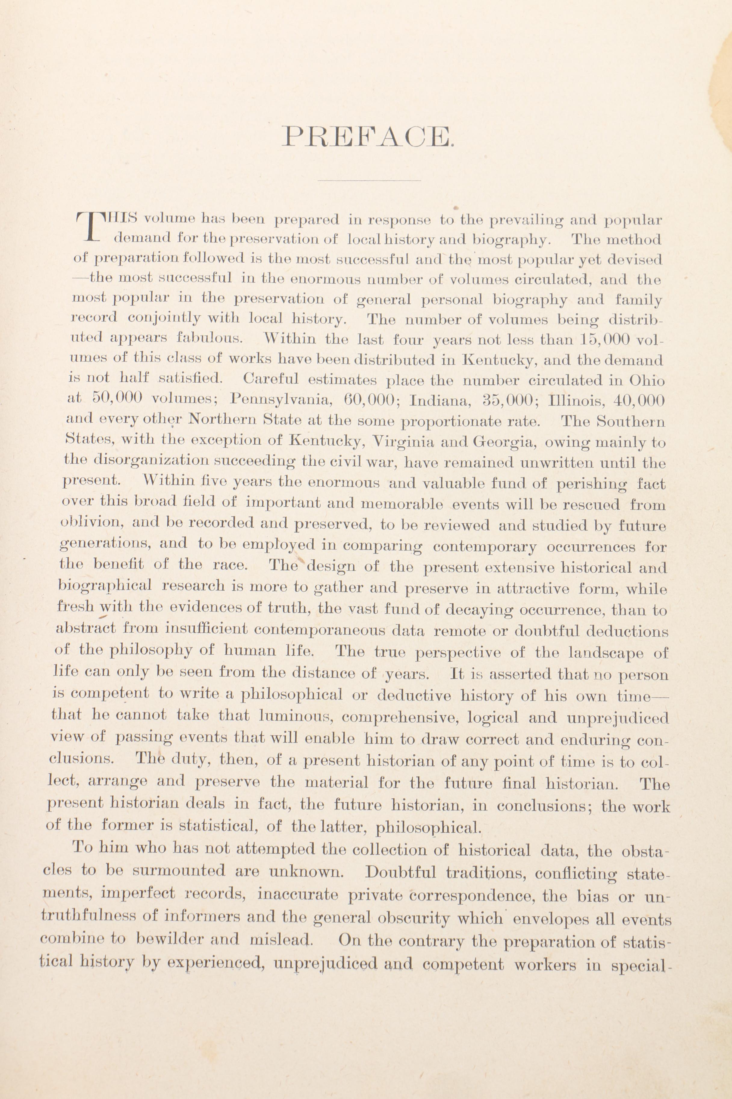 1886 Illustrated "History of Tennessee"