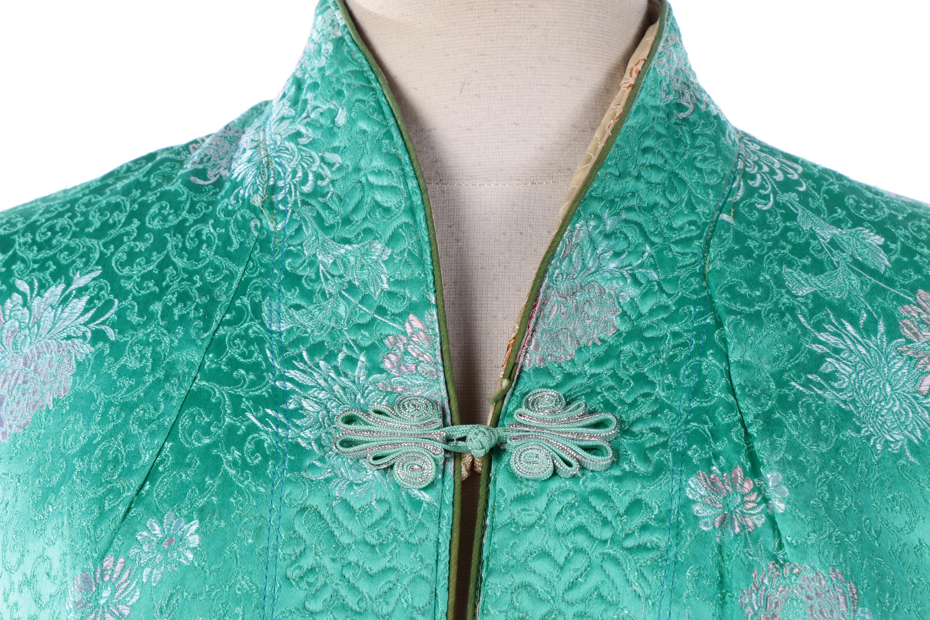 Women's Chinese Inspired Reversible Brocade Silk Jacket