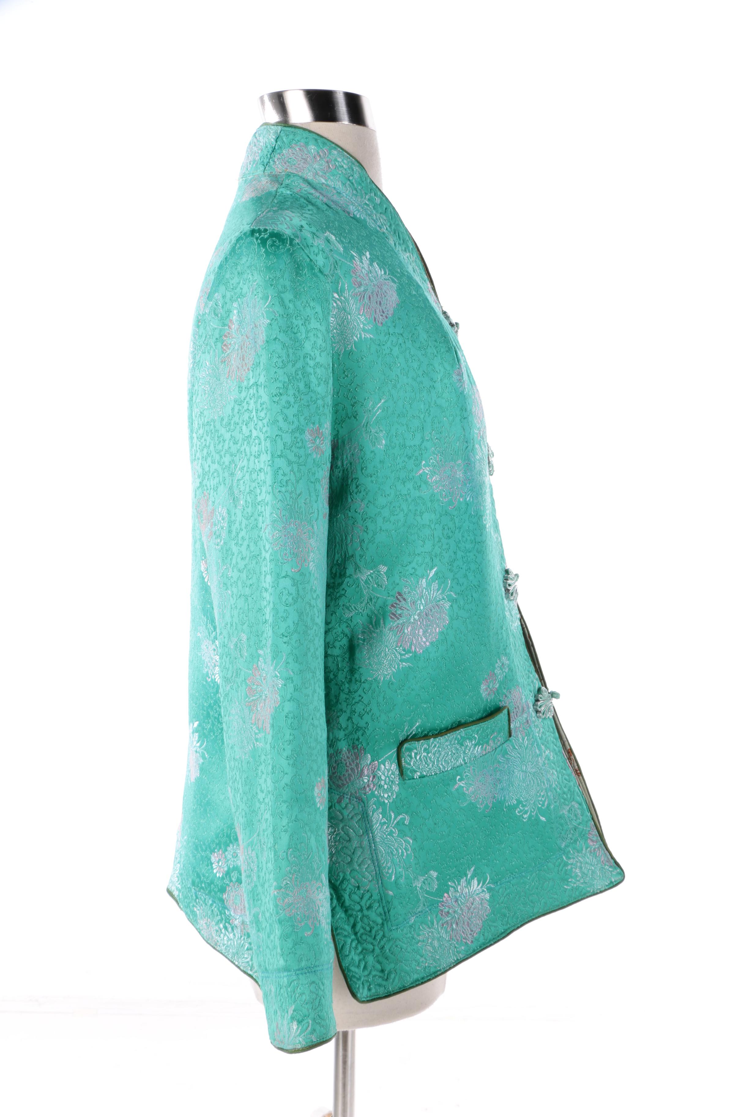 Women's Chinese Inspired Reversible Brocade Silk Jacket