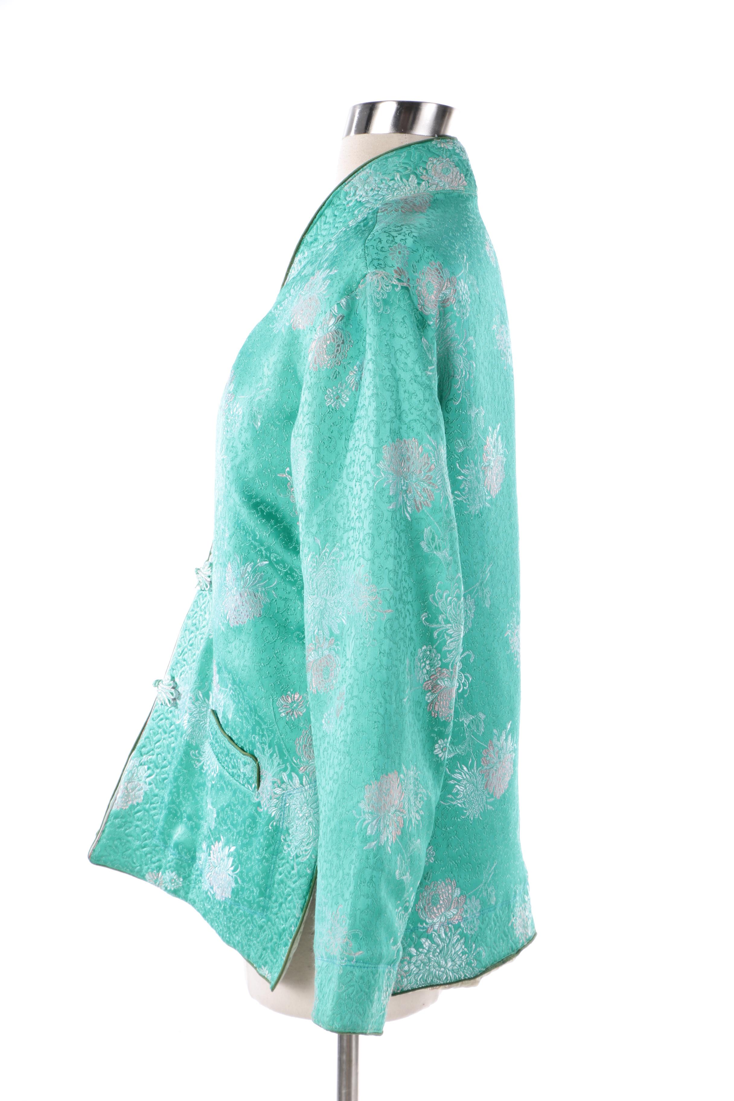 Women's Chinese Inspired Reversible Brocade Silk Jacket