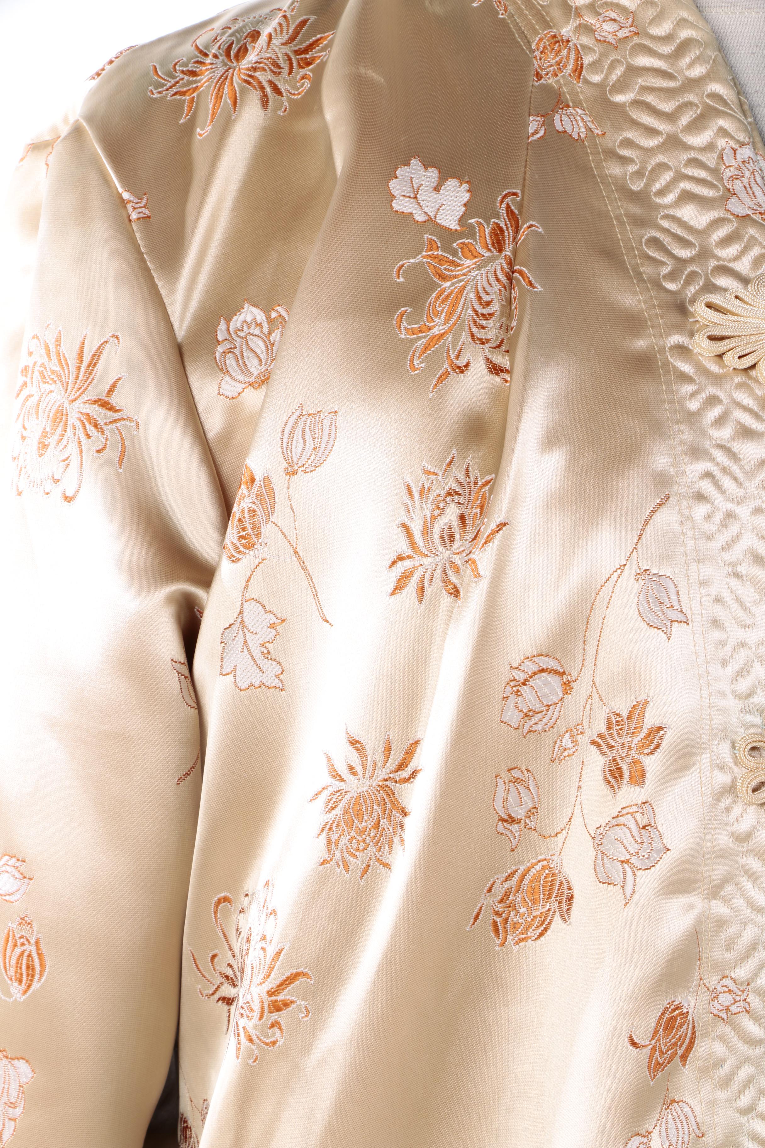 Women's Chinese Inspired Reversible Brocade Silk Jacket