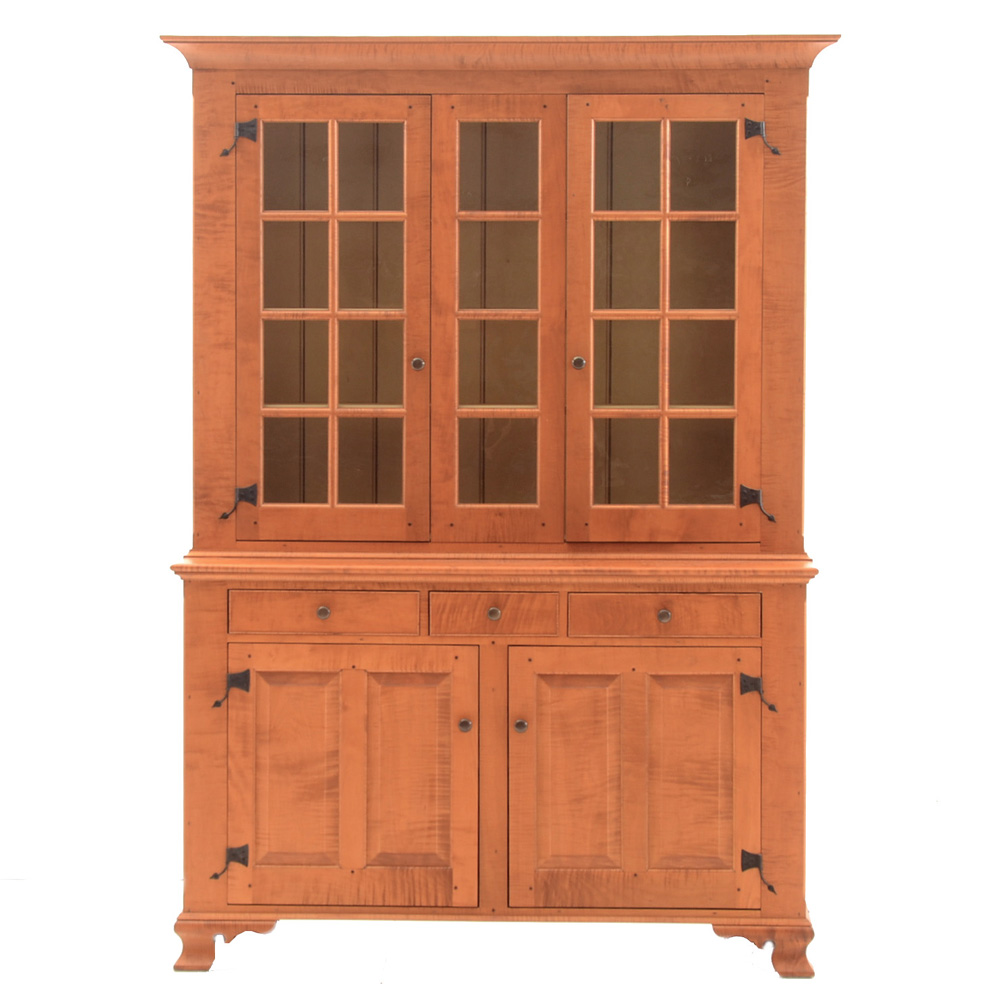 David T. Smith Curly Maple Cupboard