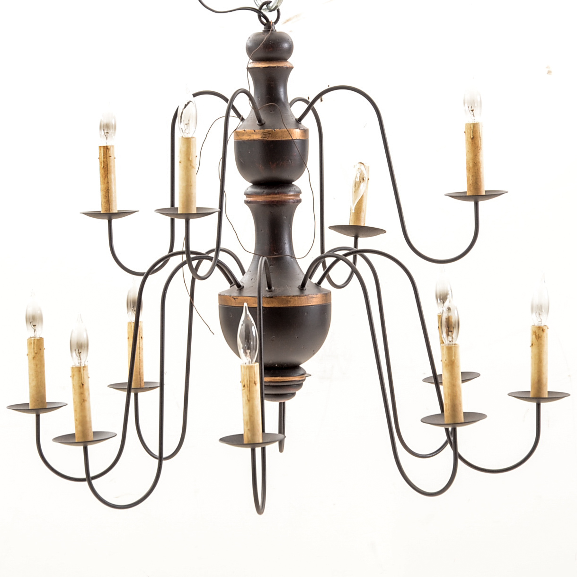 Folk Art "Sherman" Chandelier by Lt. Moses Willard