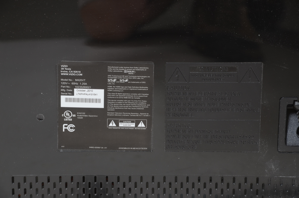 Vizio 43" Television