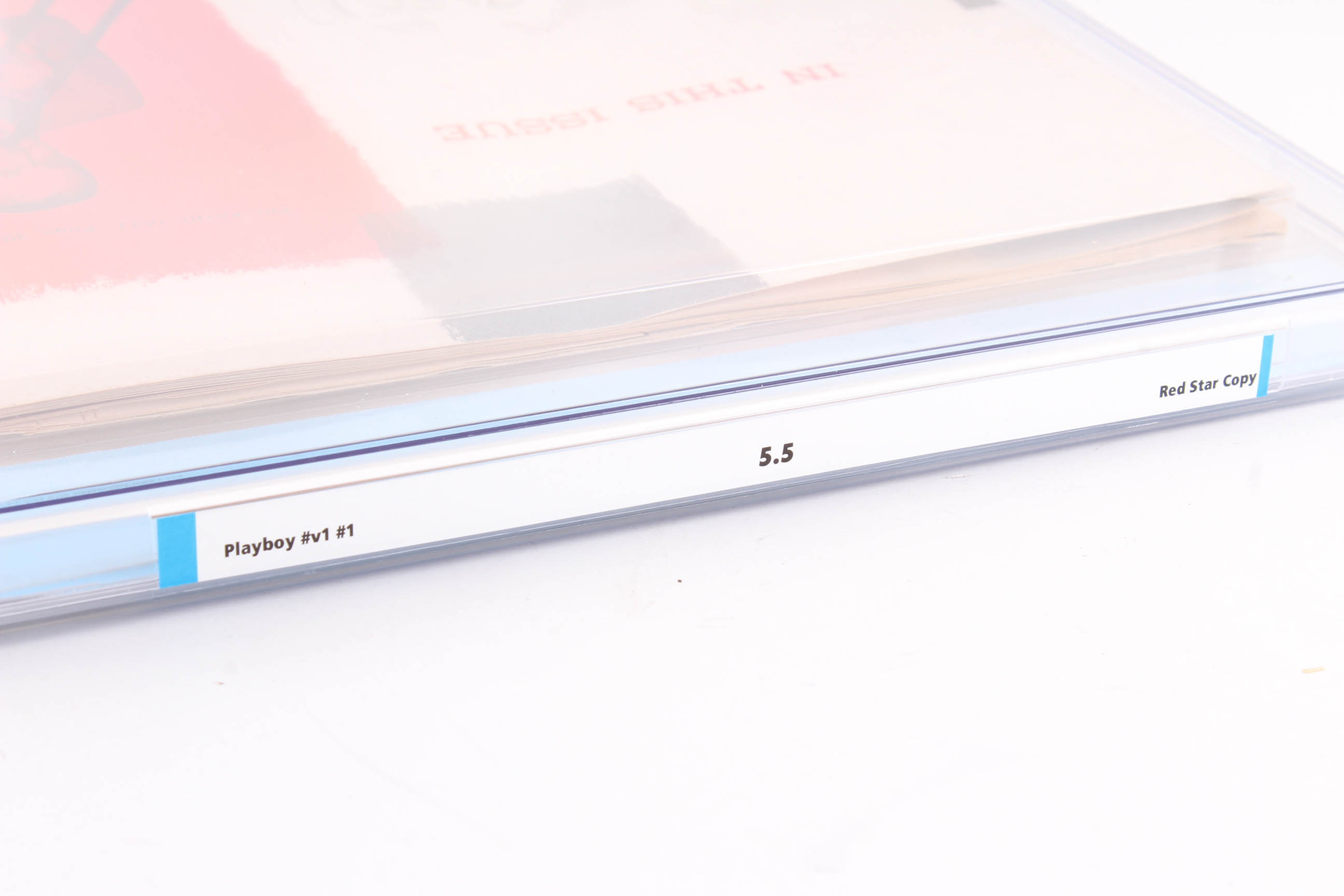 Rare 1953 Red Star Playboy V1 #1 CGC 5.5 Graded Magazine